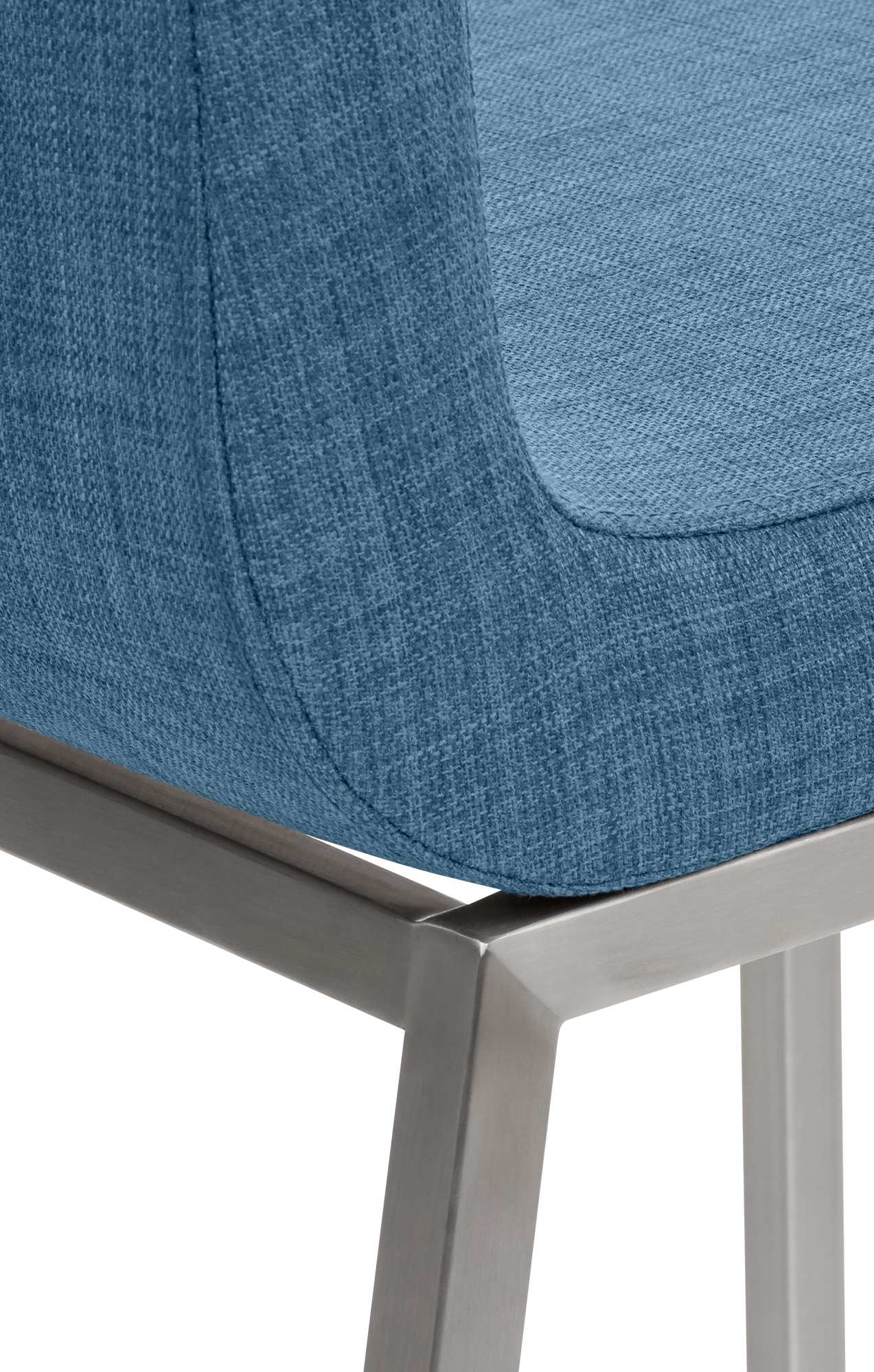 Chaise Colmar avec revêtement en tissu