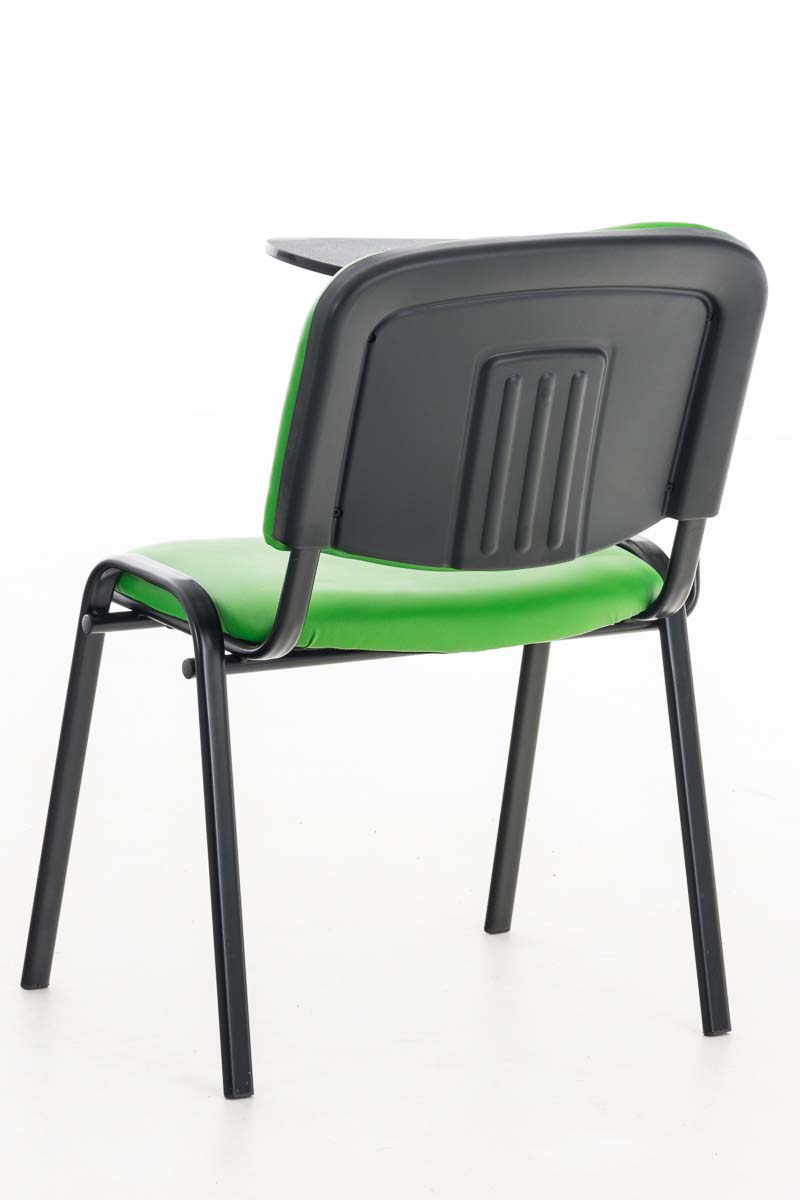 Chaise Ken en similicuir avec tablette rabattable