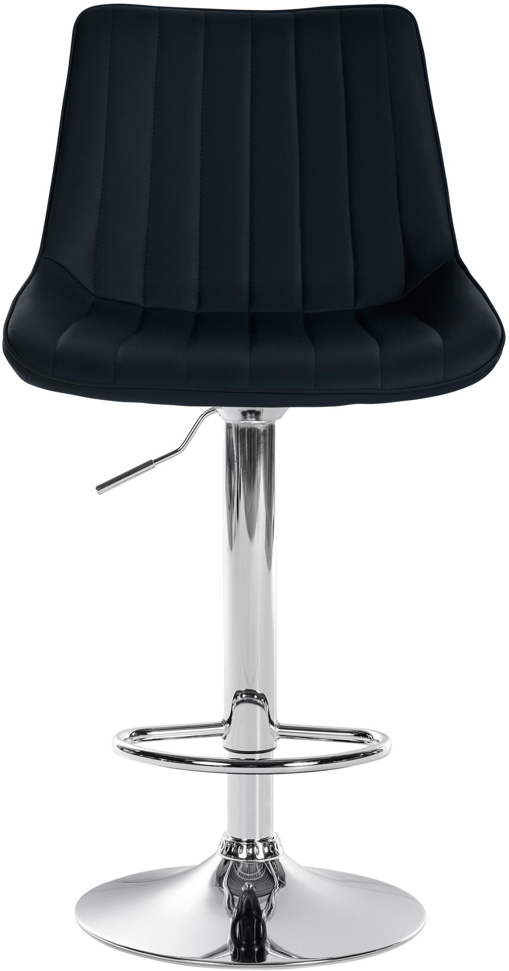 Tabouret de bar Toni en Similicuir Pied en Métal réglable pivotant