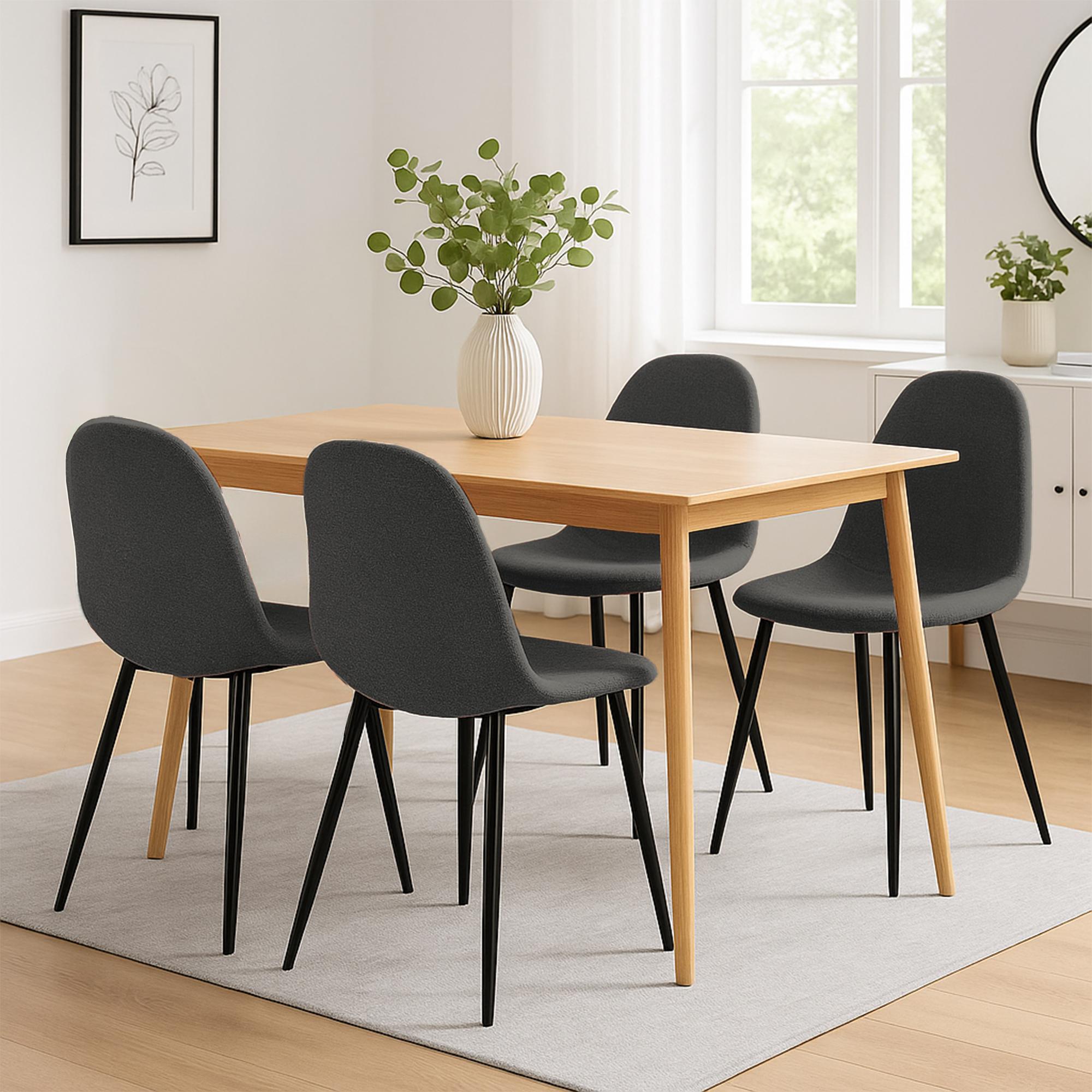 Set de 4 chaises de salle à manger Napier