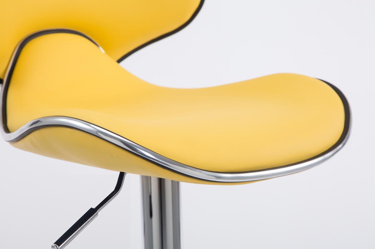 Tabouret de bar Las Vegas V2 similicuir avec pied en métal