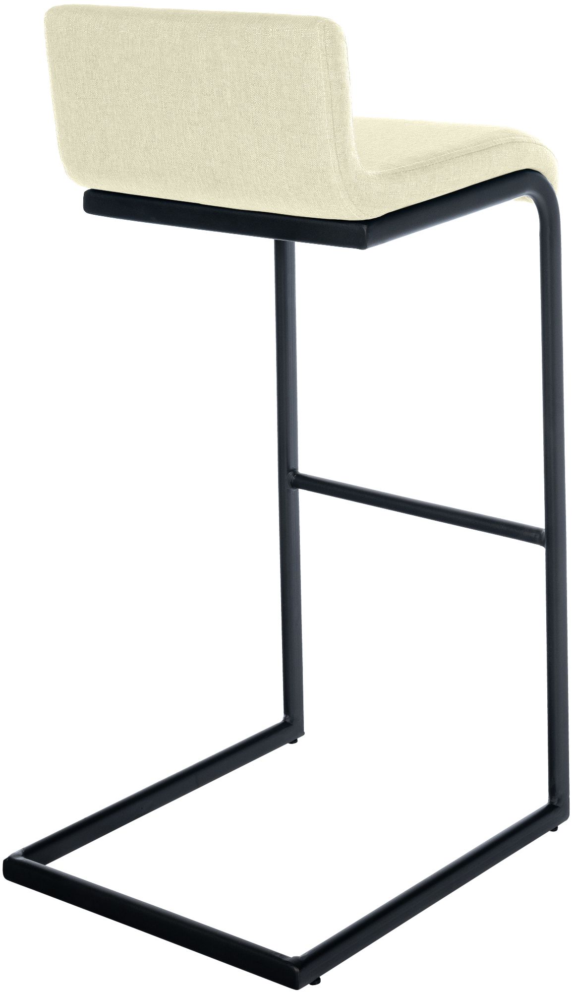 Lot de 2 Tabourets de Bar Newport, Piétement Métallique Noir