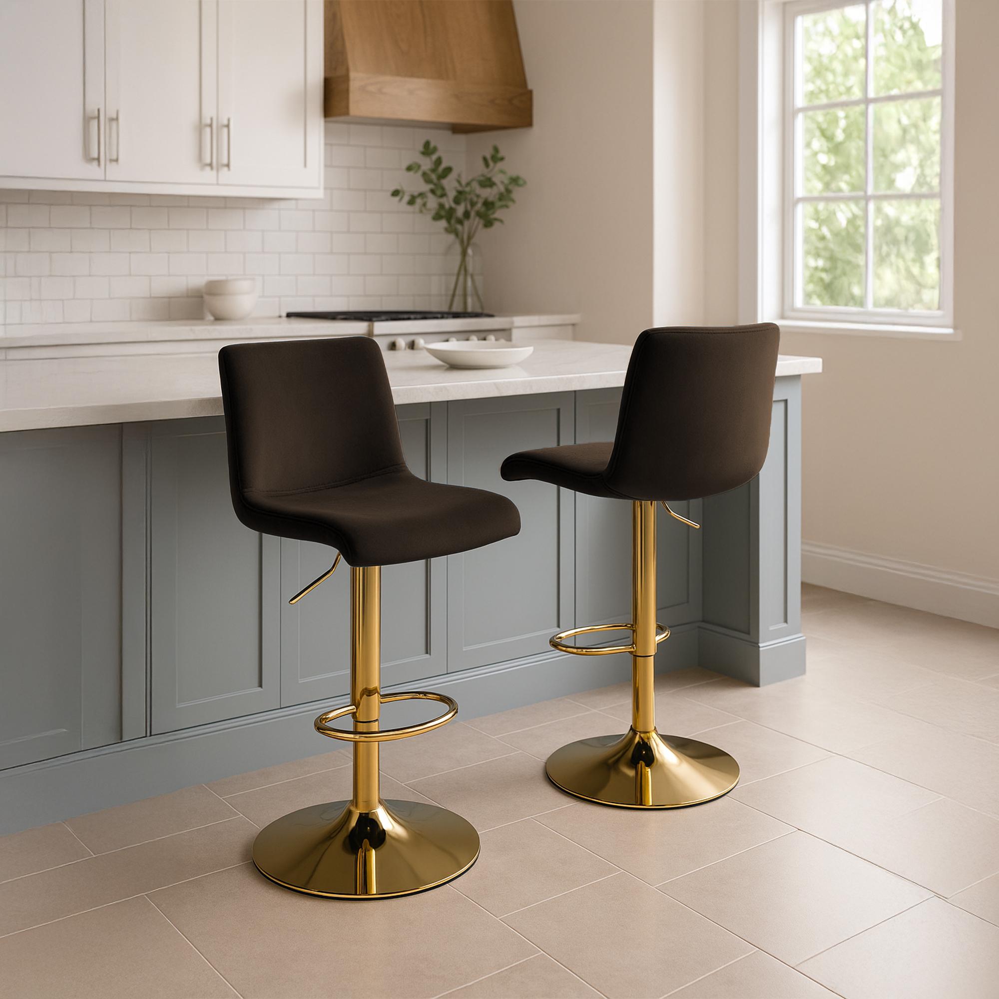 Tabouret de Bar Hover Velours