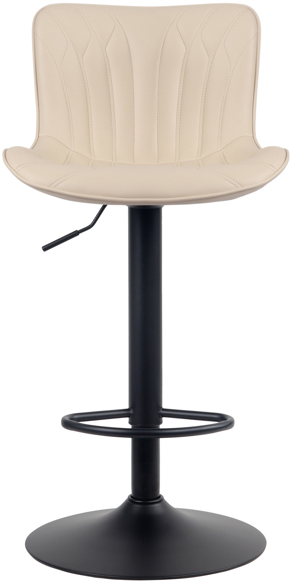 Tabouret de bar Linus Pied en Métal Hauteur réglable Siège pivotant