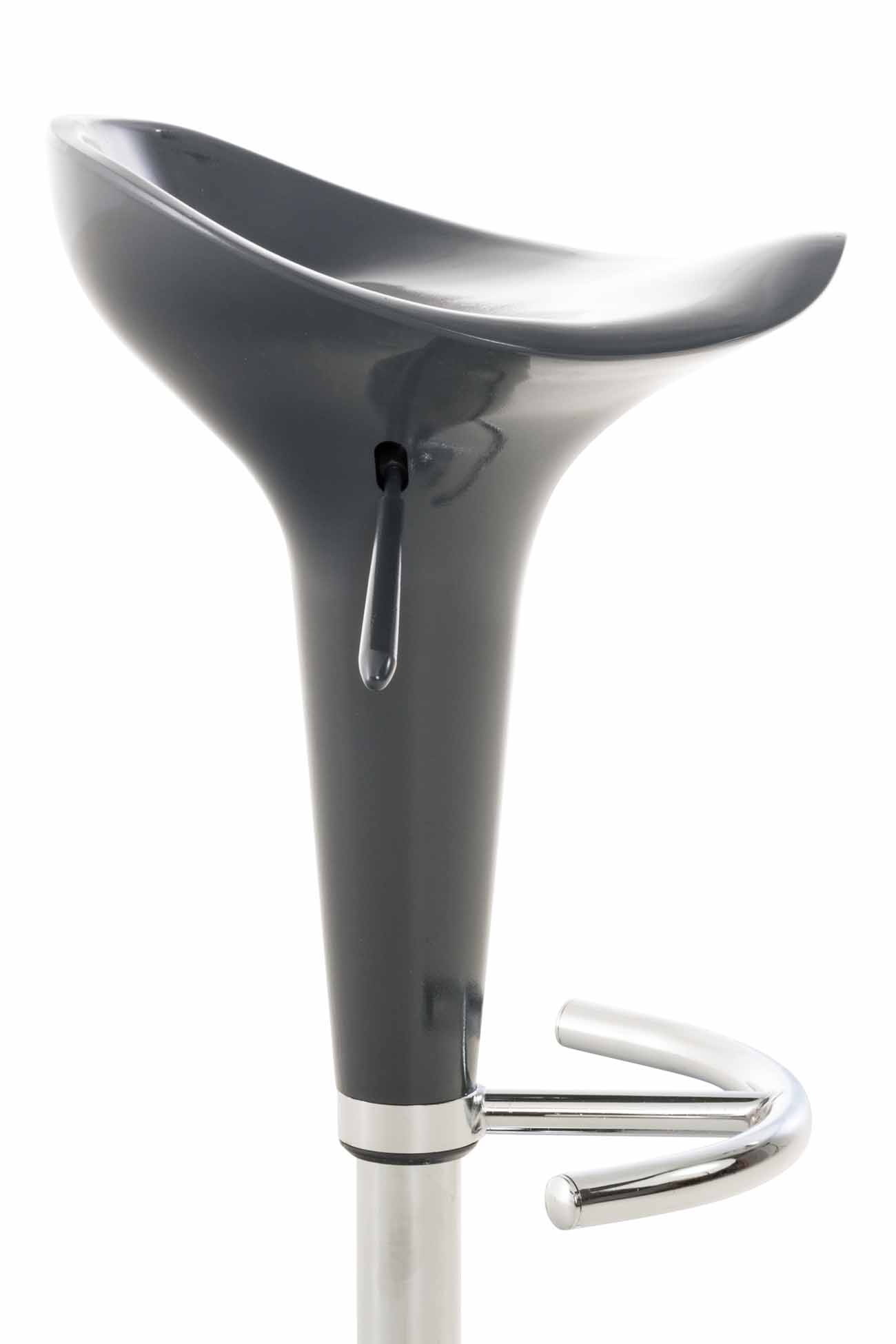 Tabouret de bar Saddle avec Assise en p^lastique pied en métal