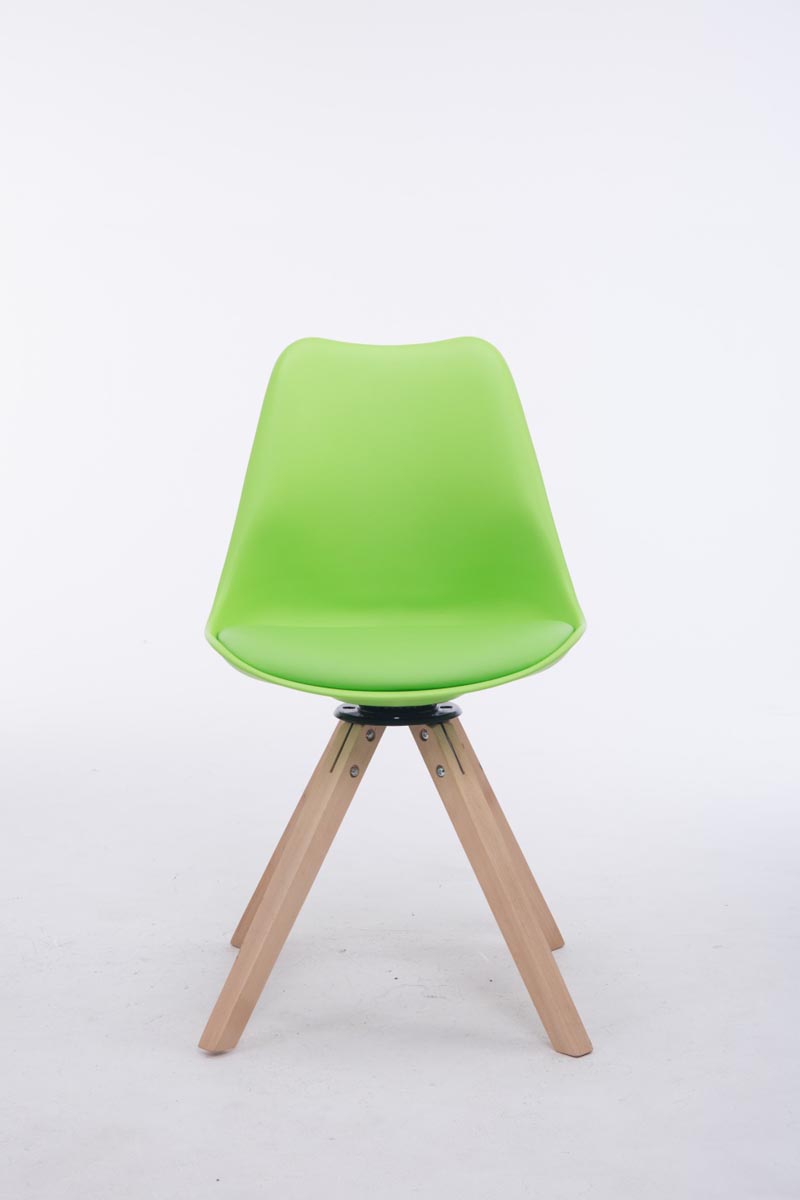 Chaise de salle à manger Troyes Pivotante Piétement en Forme Carrée