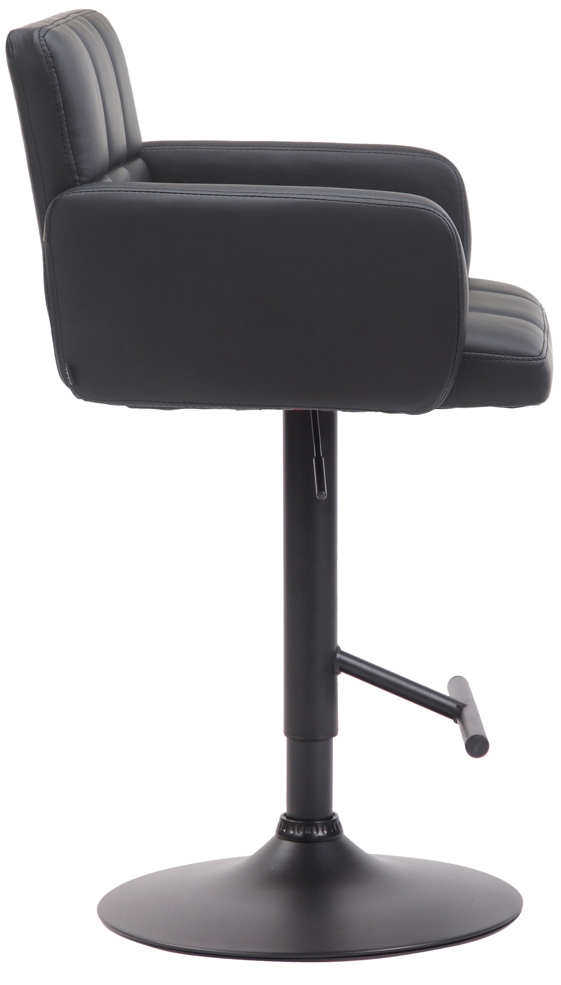 Tabouret de bar Los Angeles similicuir avec pied en métal