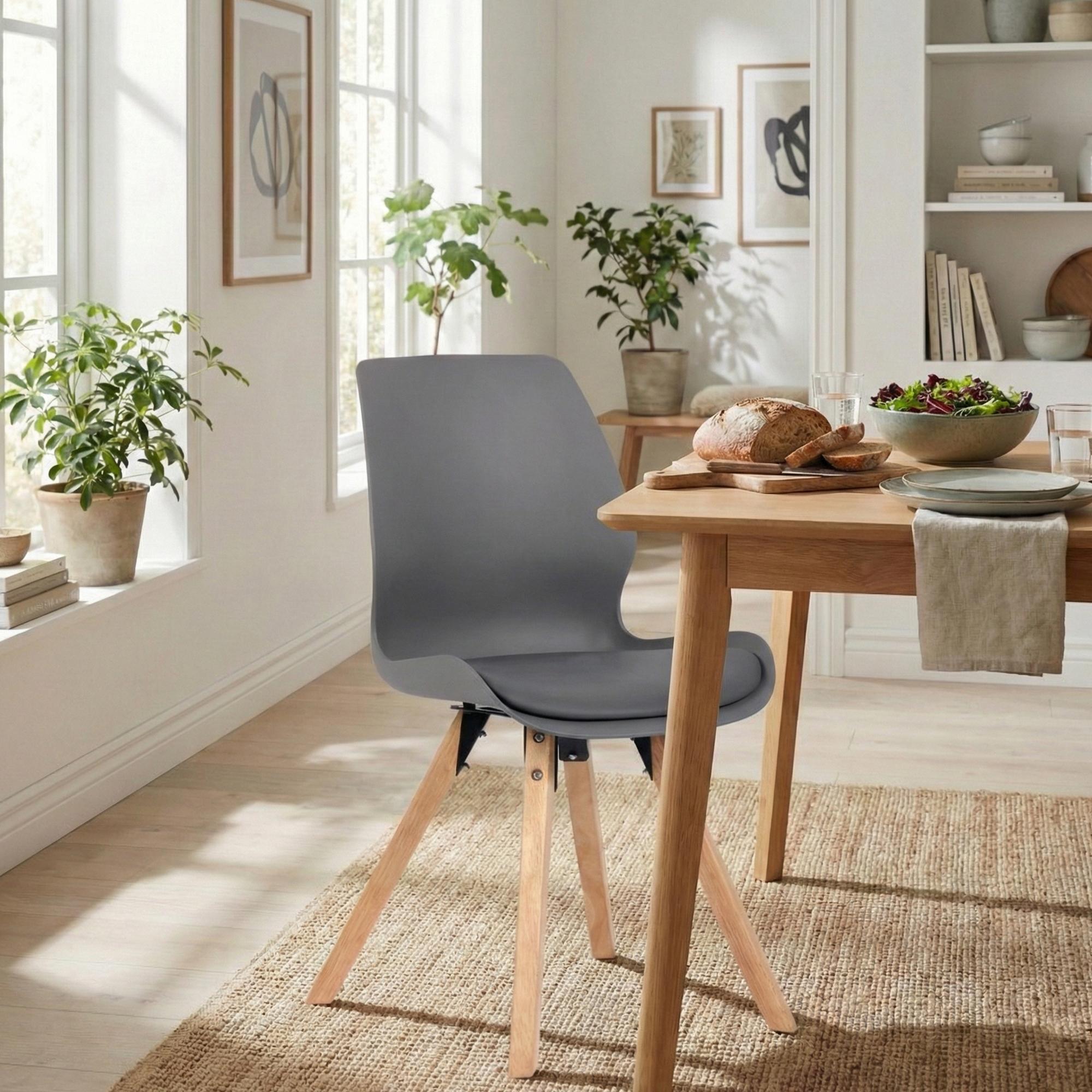 Lot de 2 chaises de salle a manger Luna