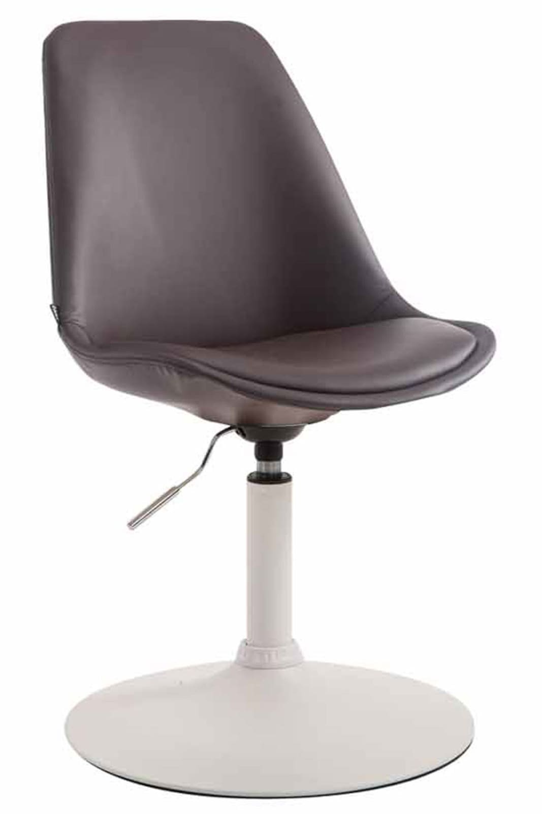 Lot de 4 Chaises de salle à manger Maverick similicuir avec pied trompette