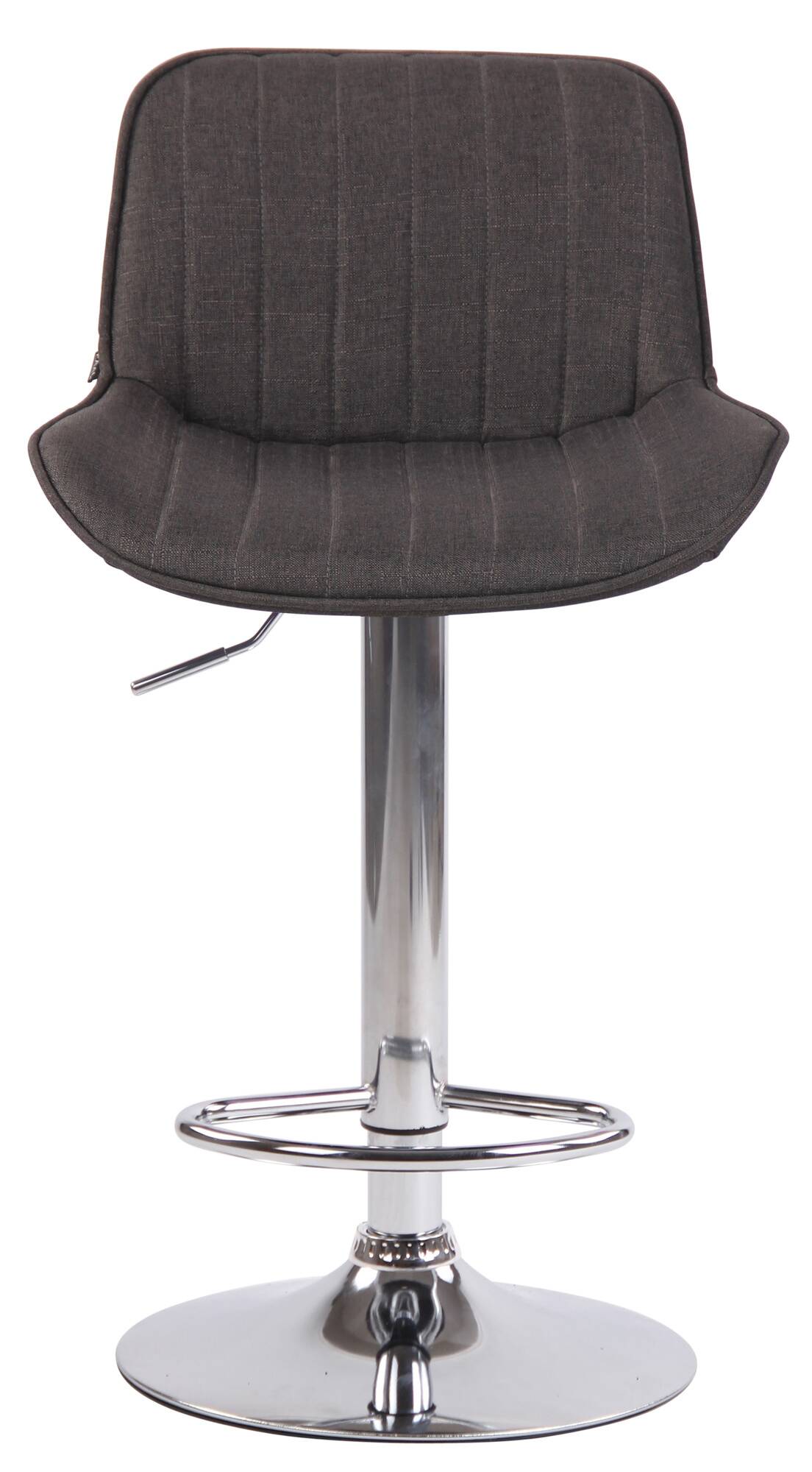 Lot de 2 Tabourets de bar Lentini en Tissu Pied trompette en Métal