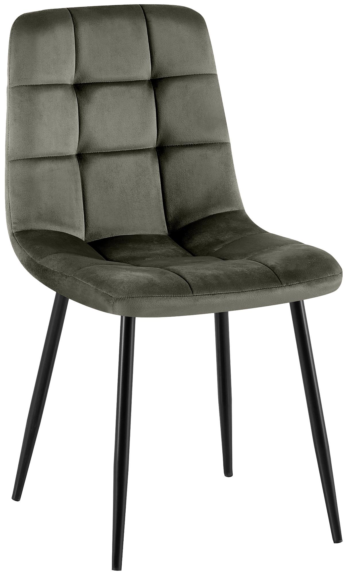 Chaise de salle a manger Antibes en velours