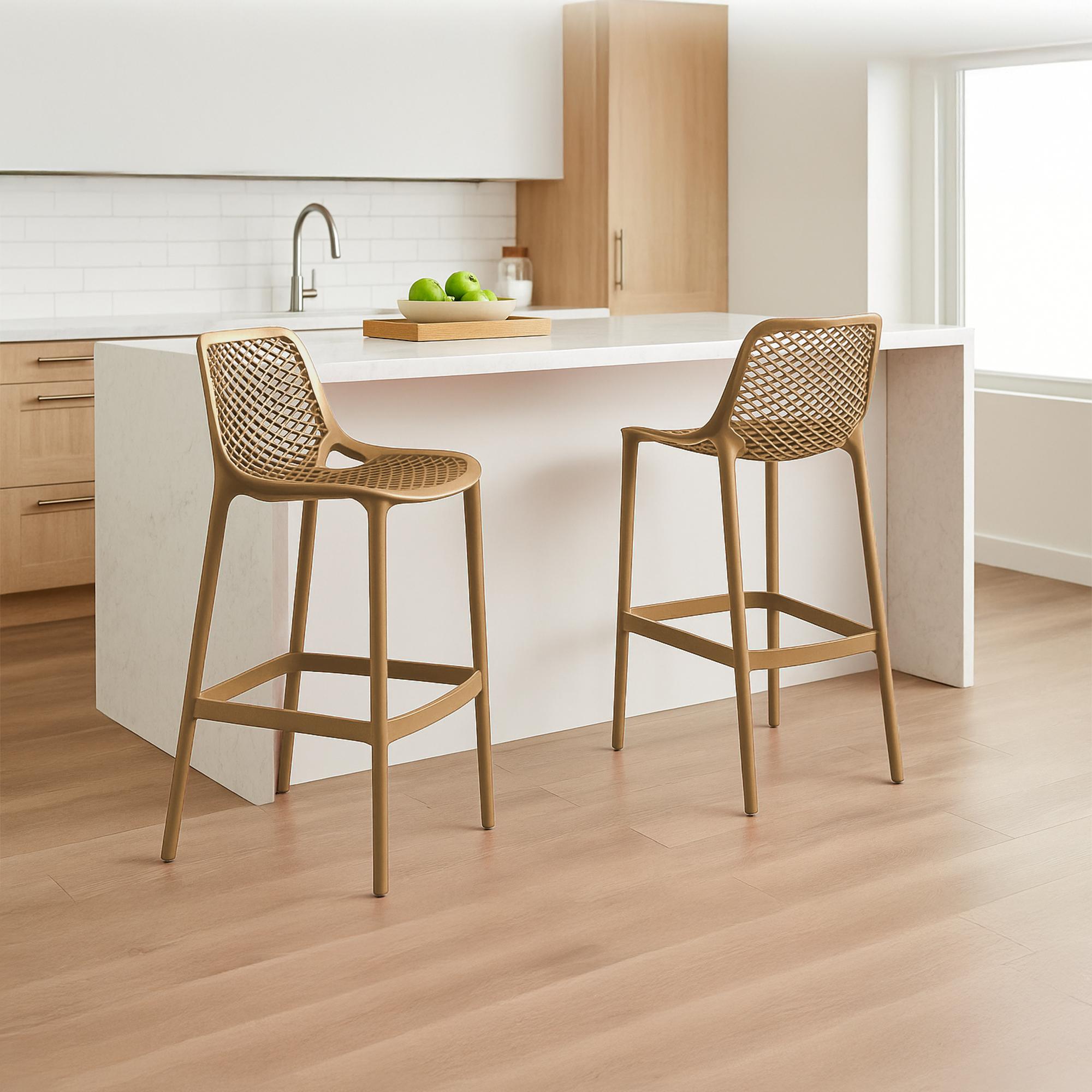 Lot de 2 tabourets de bar extérieurs Air