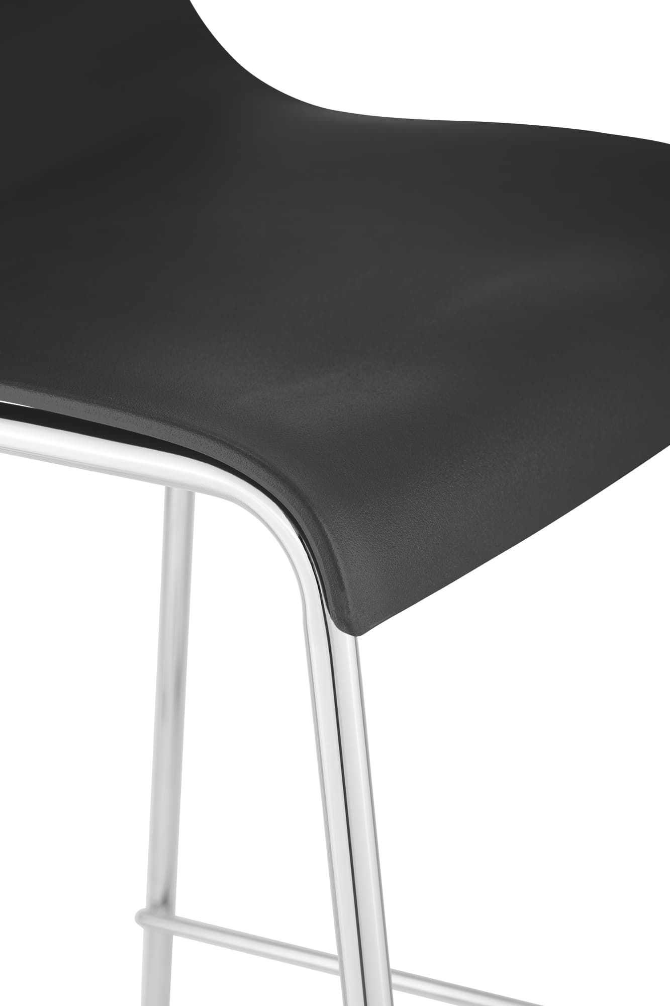 Tabouret de Bar Hover Plastique Cadre à 4 Pieds