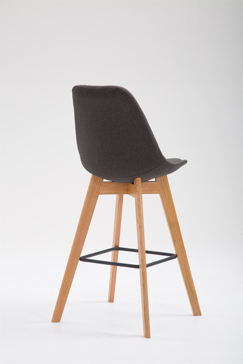 Tabouret de Metz tissu blanc