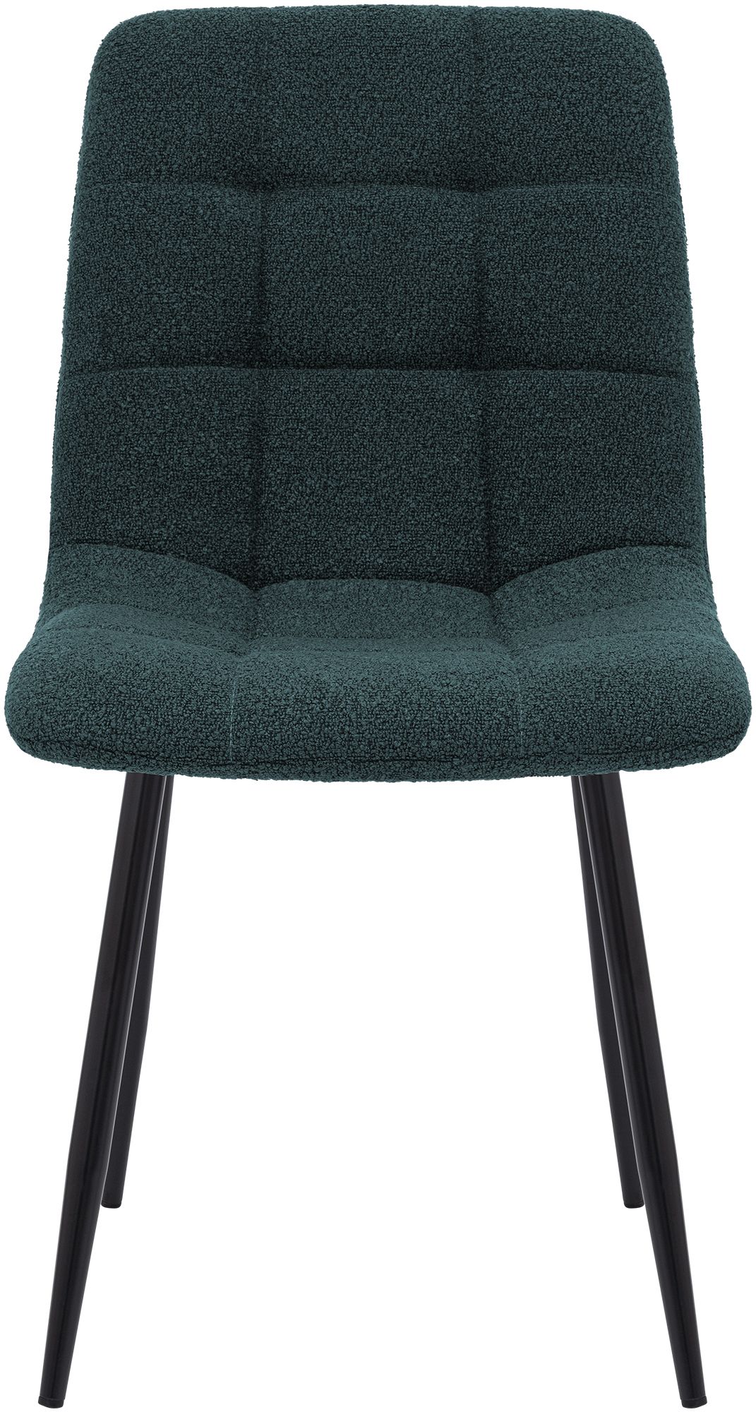 Chaise de salle a manger Antibes en tissu teddy