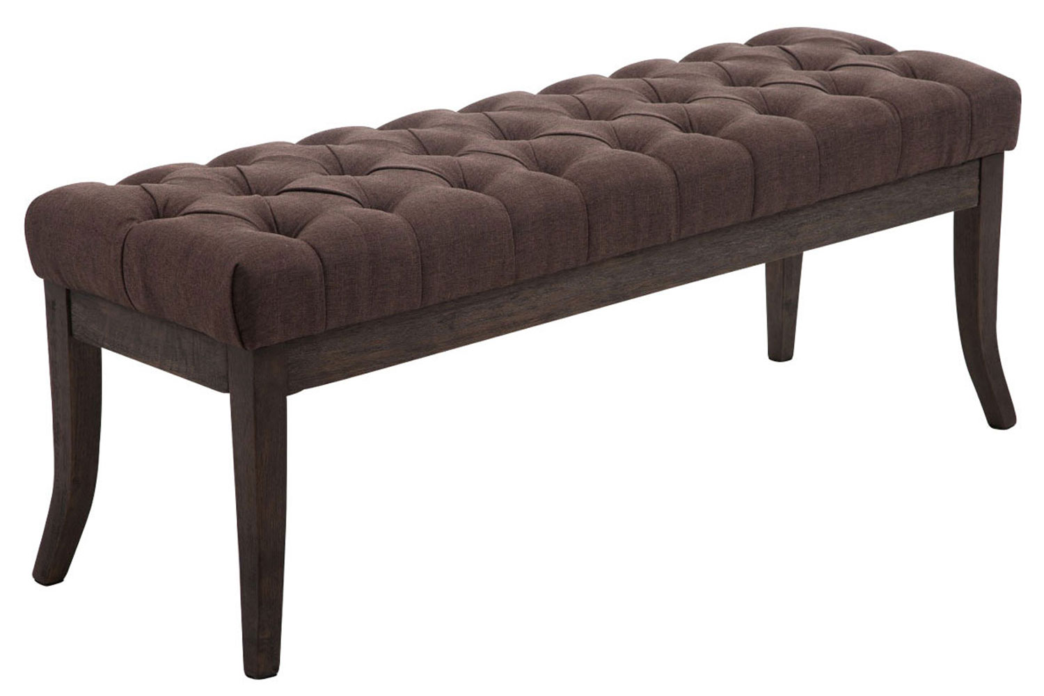 Banc Ramses tissu antique sombre