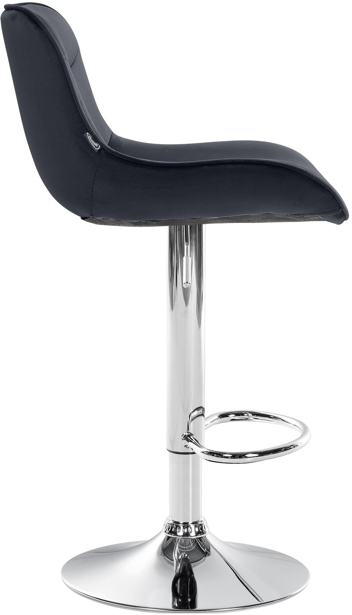 Lot de 2 tabourets de bar Vonore velours