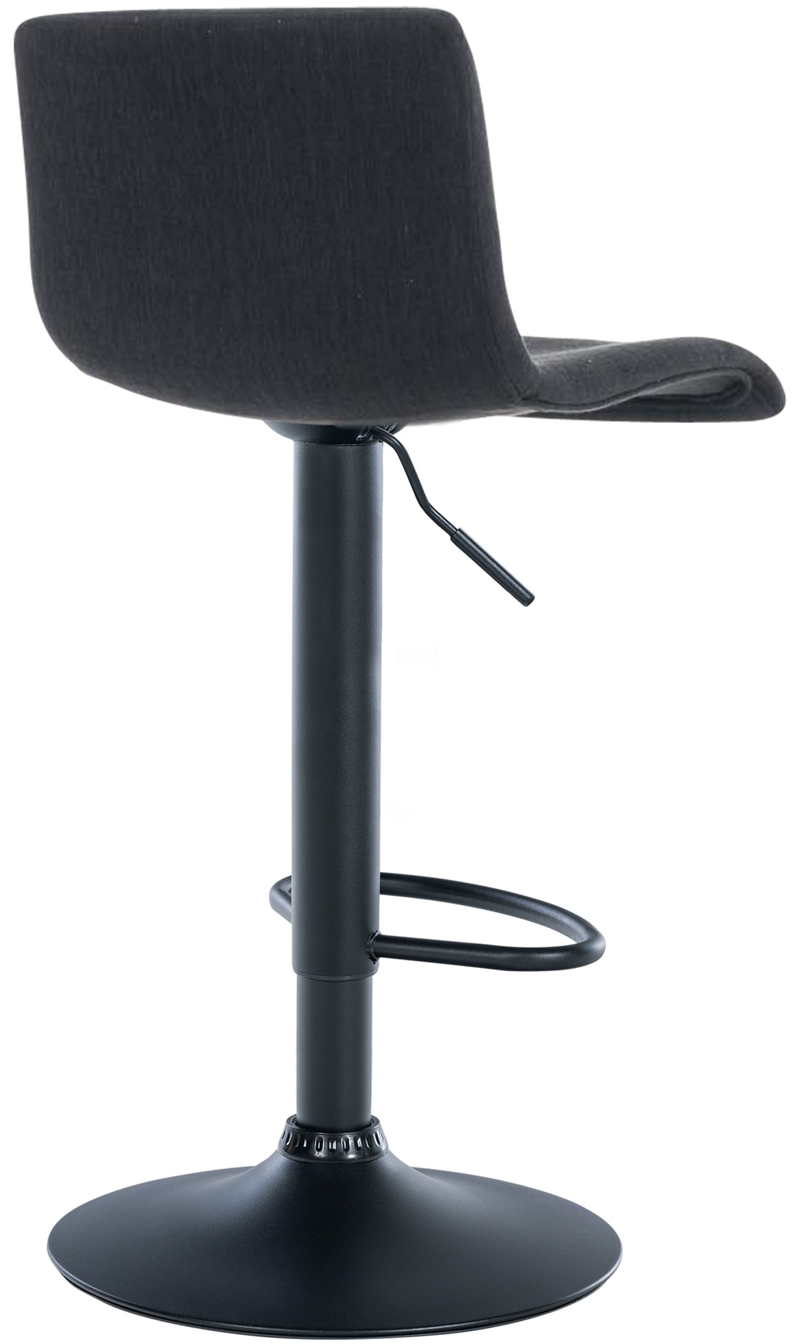 Tabouret de bar Hover Assise en Tissu Piètement Métal chromé