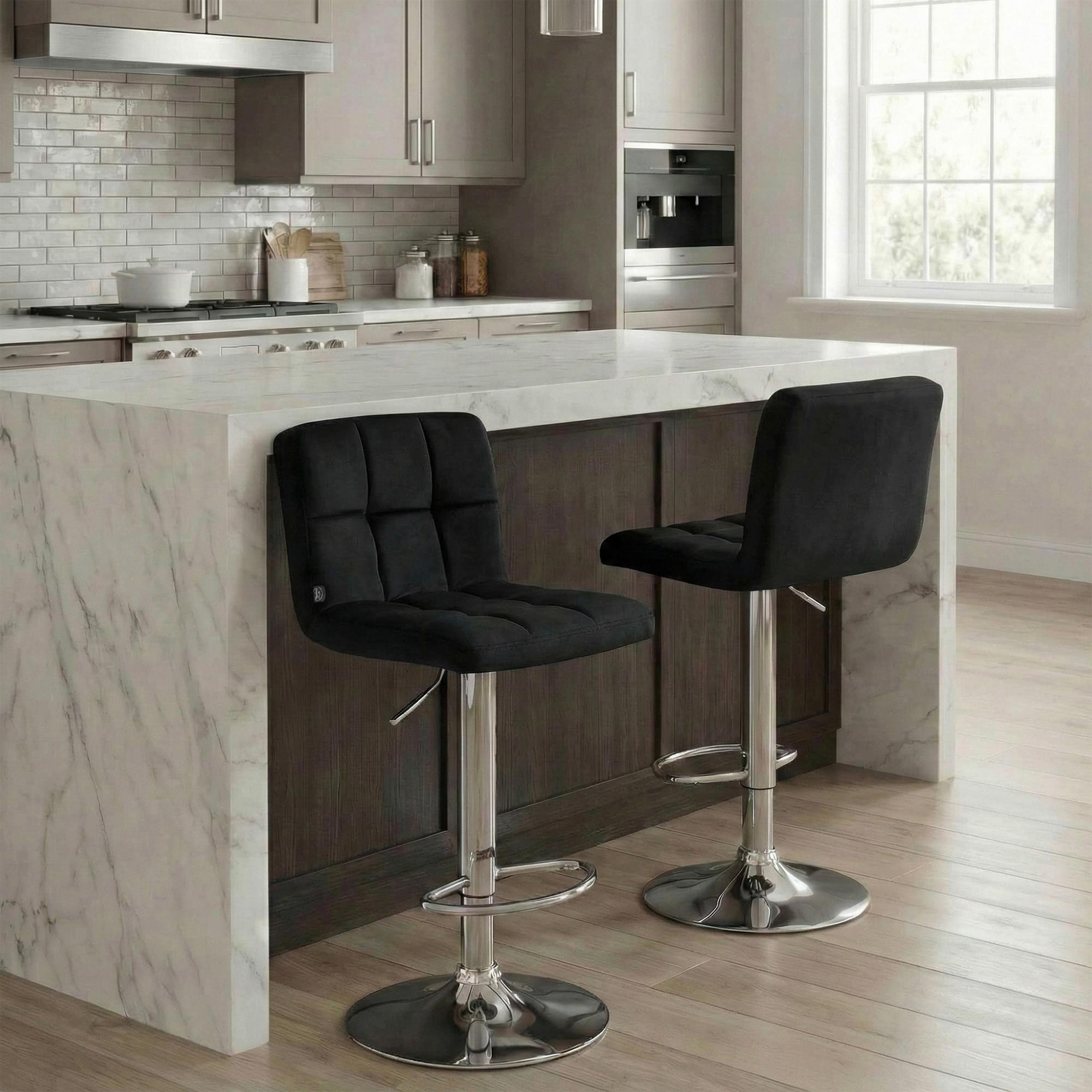 Tabouret de Bar Peru Velours