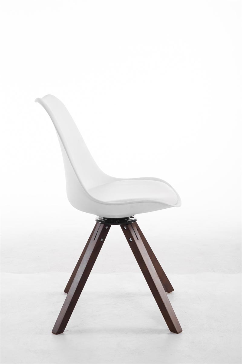 Chaise de salle à manger Troyes Pivotante Piétement en Forme Carrée