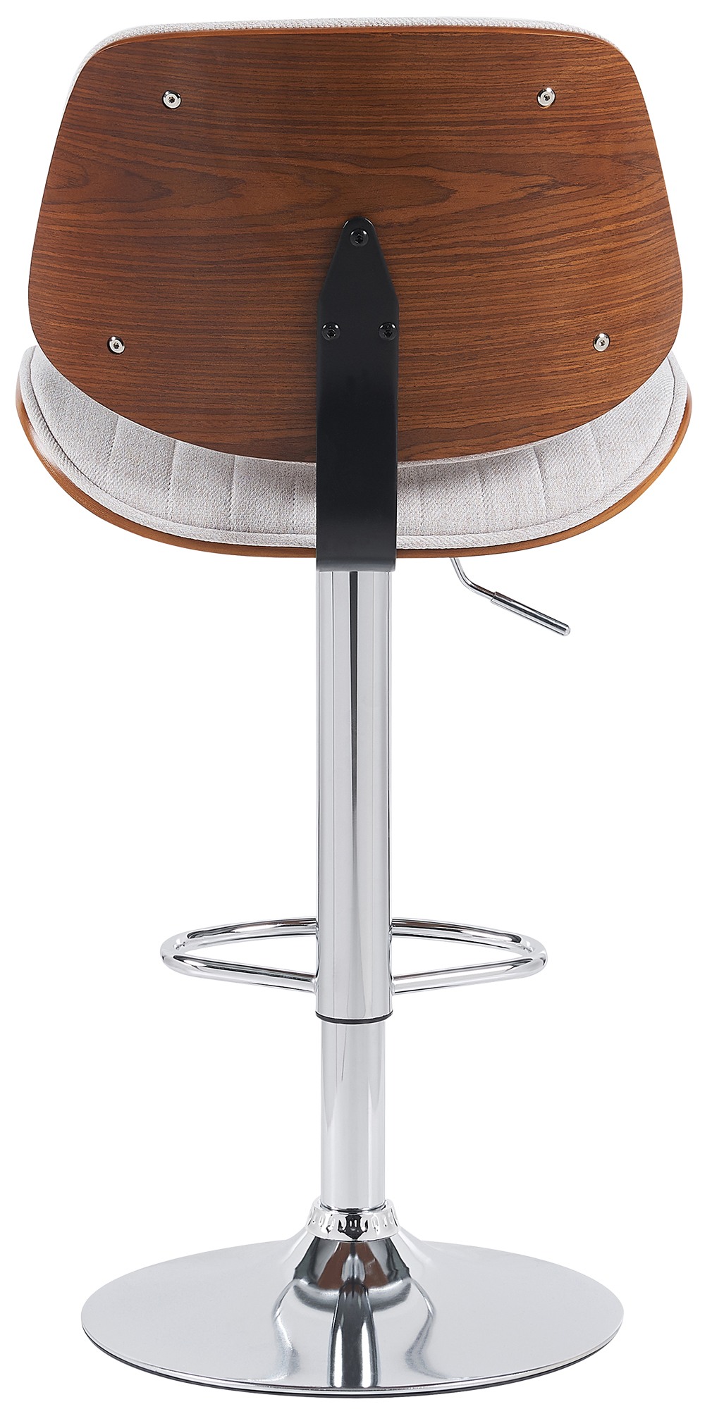 Lot de 2 tabourets de bar Clawson tissu