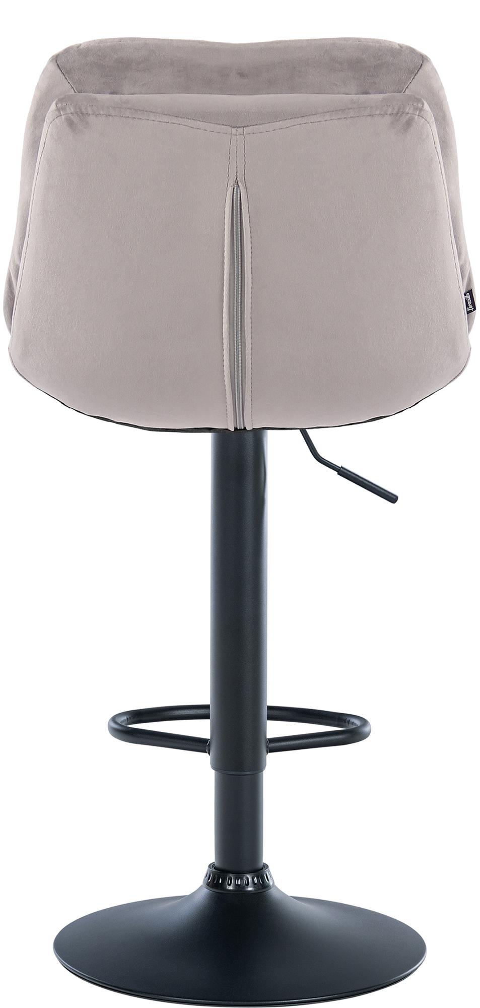 Tabouret de bar Laurel velours