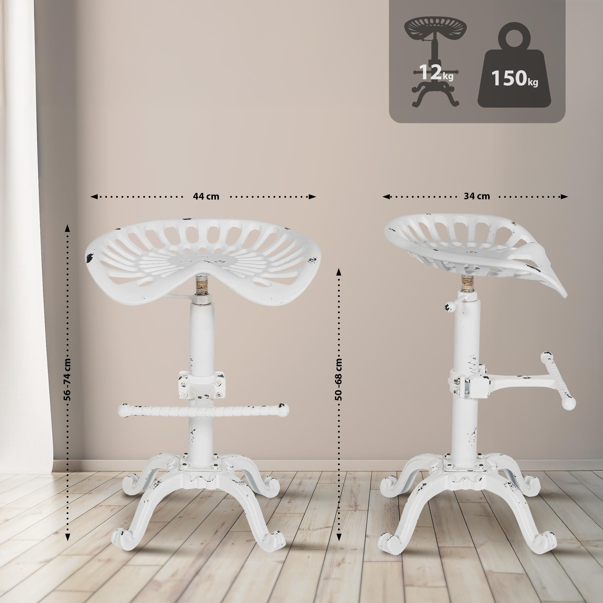 Tabouret de bar Butch au style industriel