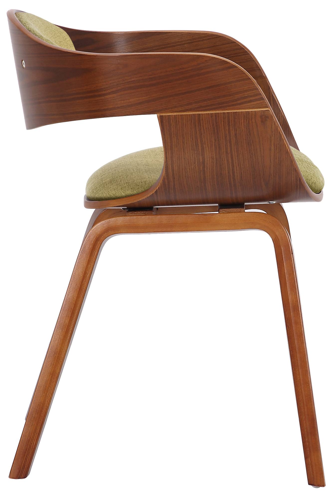 Lot de 2 chaises de salle à manger Kingston en Tissu
