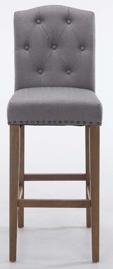 Lot de 2 Tabourets de Bar Louise Tissu