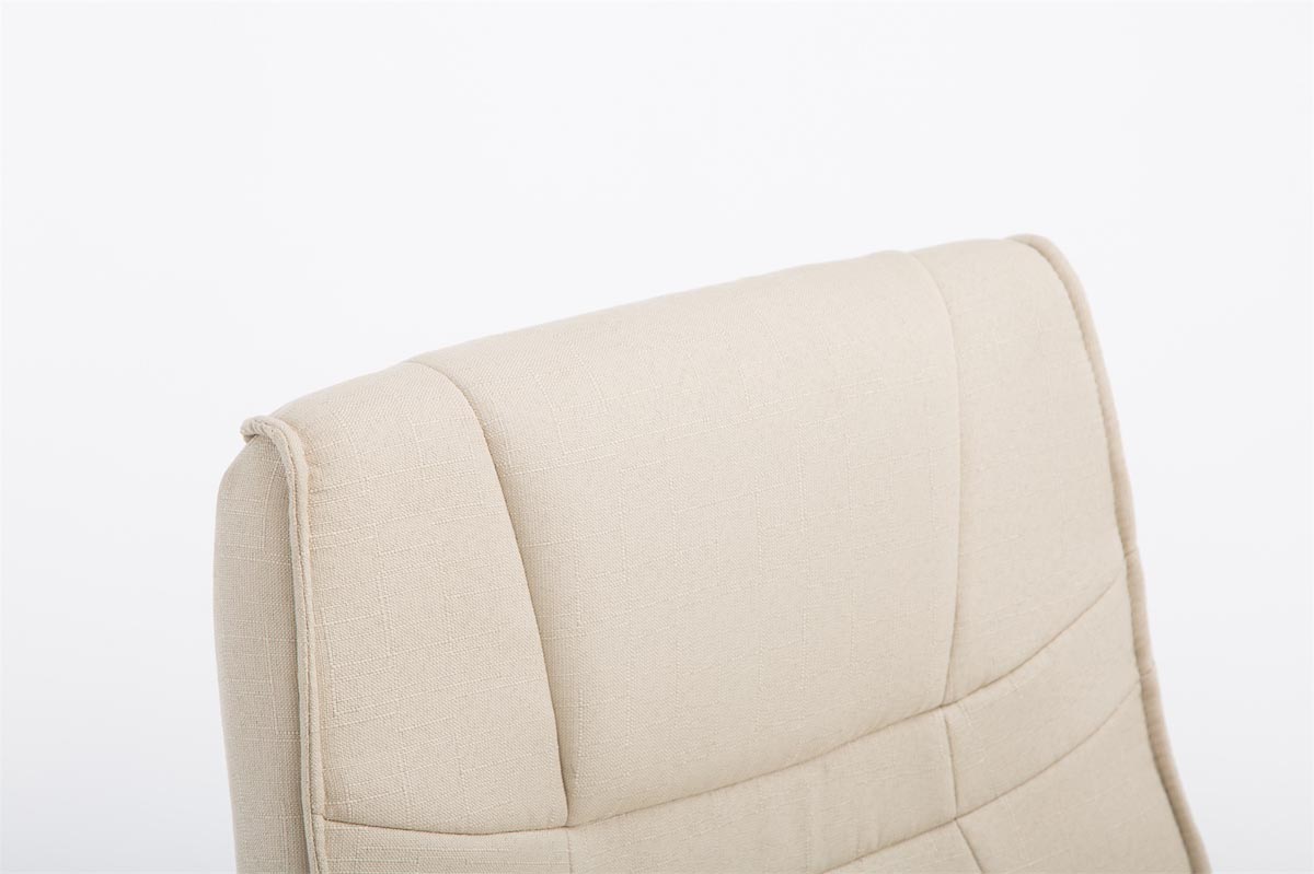 Chaise visiteur Attila tissu
