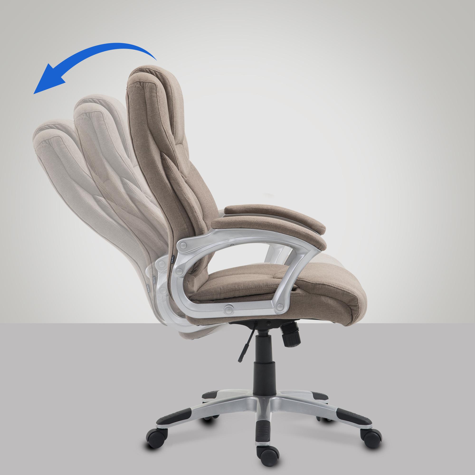 Fauteuil de bureau XL Texas tissu