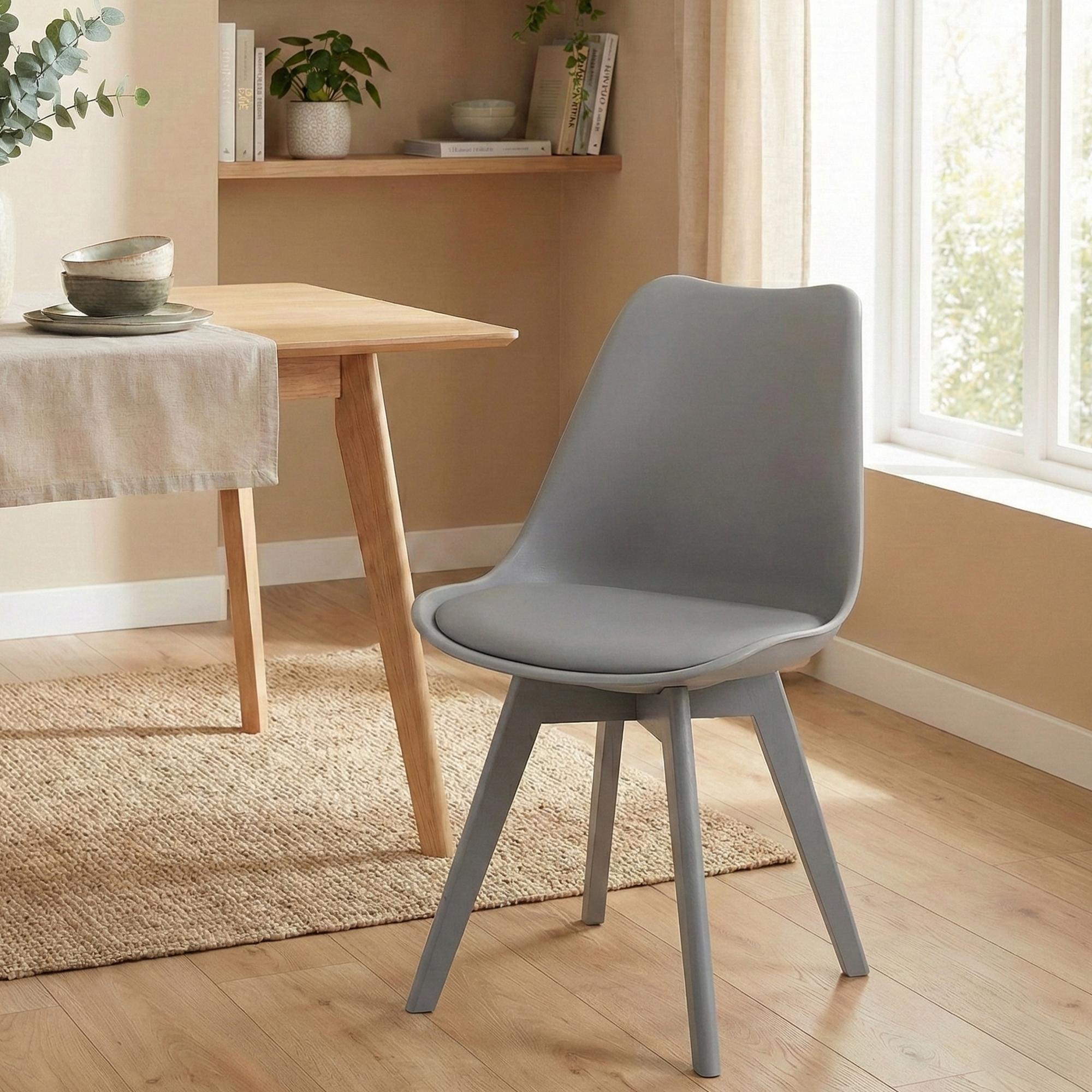 Chaise de salle à manger Linares : design élégant et confortable pour vos repas en famille ou entre amis
