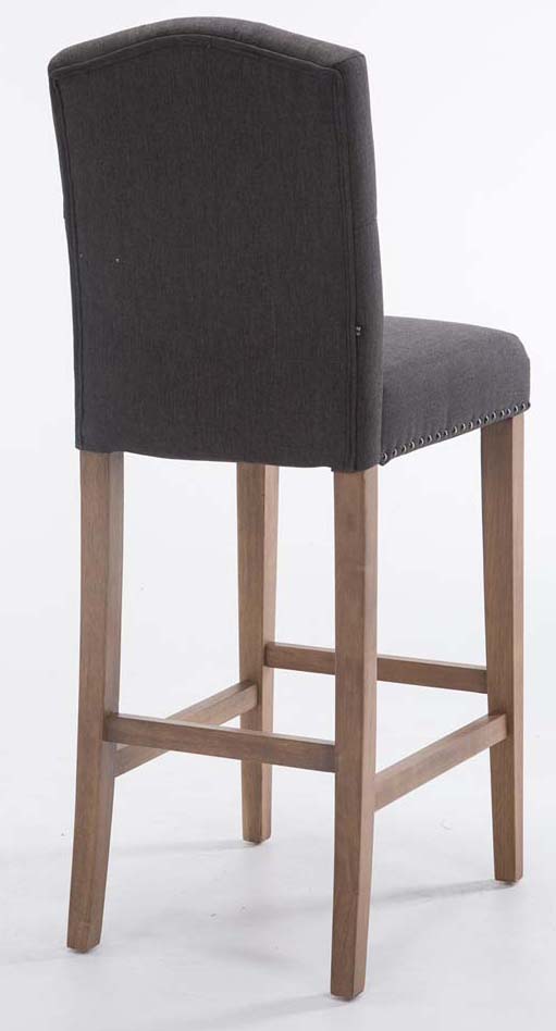Lot de 2 Tabourets de Bar Louise Tissu