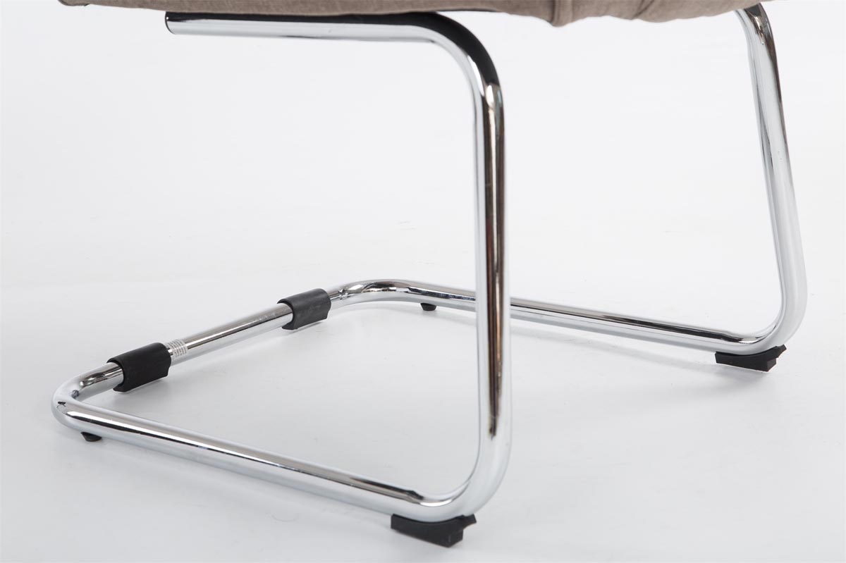 Chaise visiteur Attila tissu