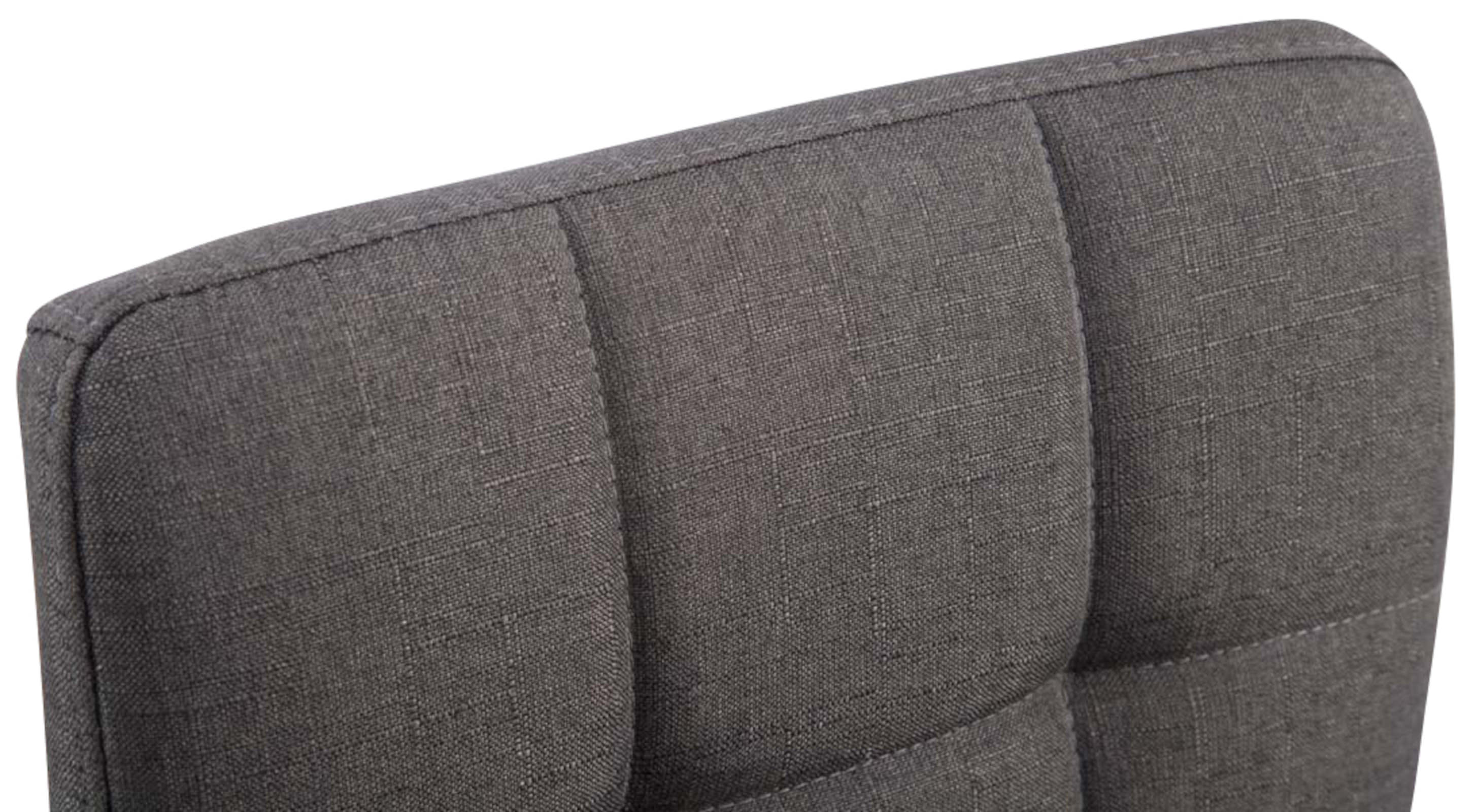 Lot de 4 chaises lounge Palma V2 en Tissu ajustable et pivotant