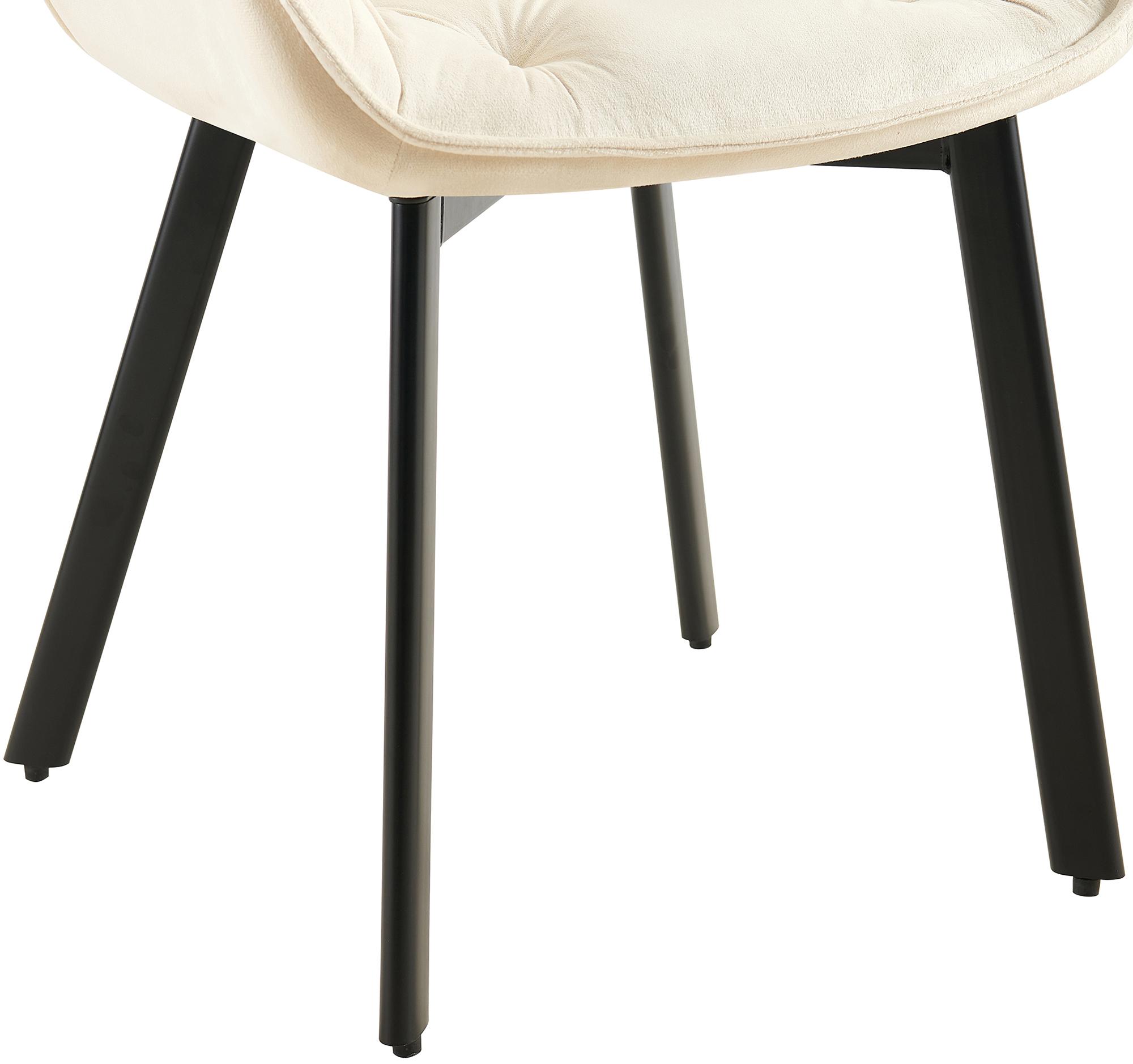Lot de 2 Chaises de Salle à Manger Pivotantes Antigo en Velours