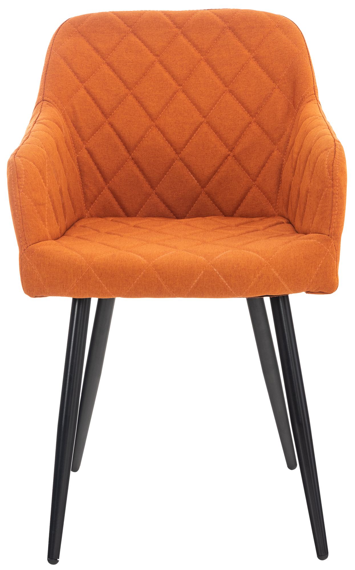 Chaise de salle à manger Shila avec Piètement en Métal noir