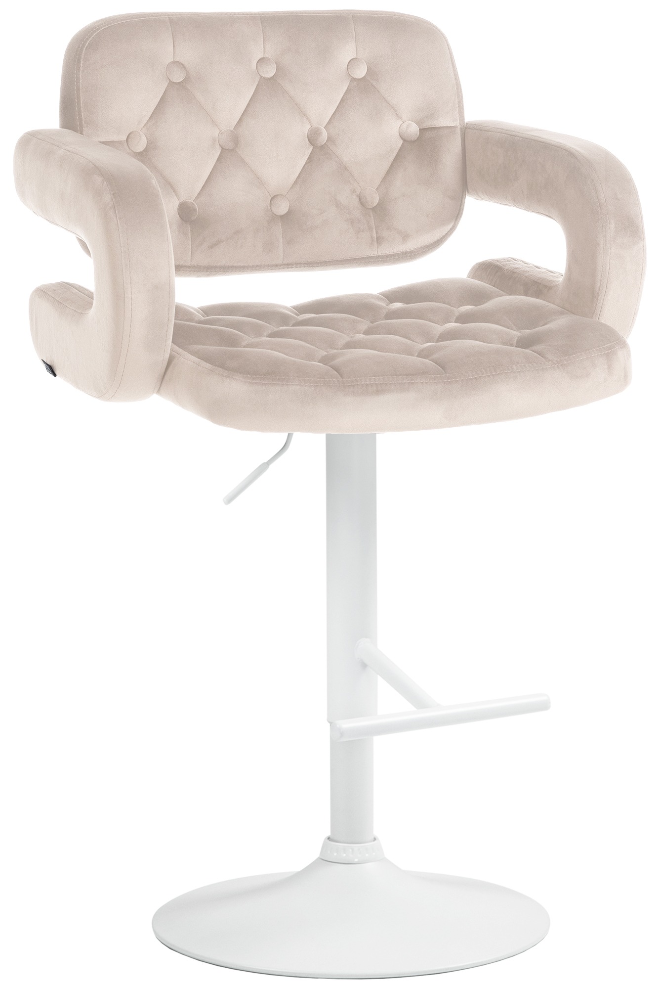 Tabouret de bar Dublin velours