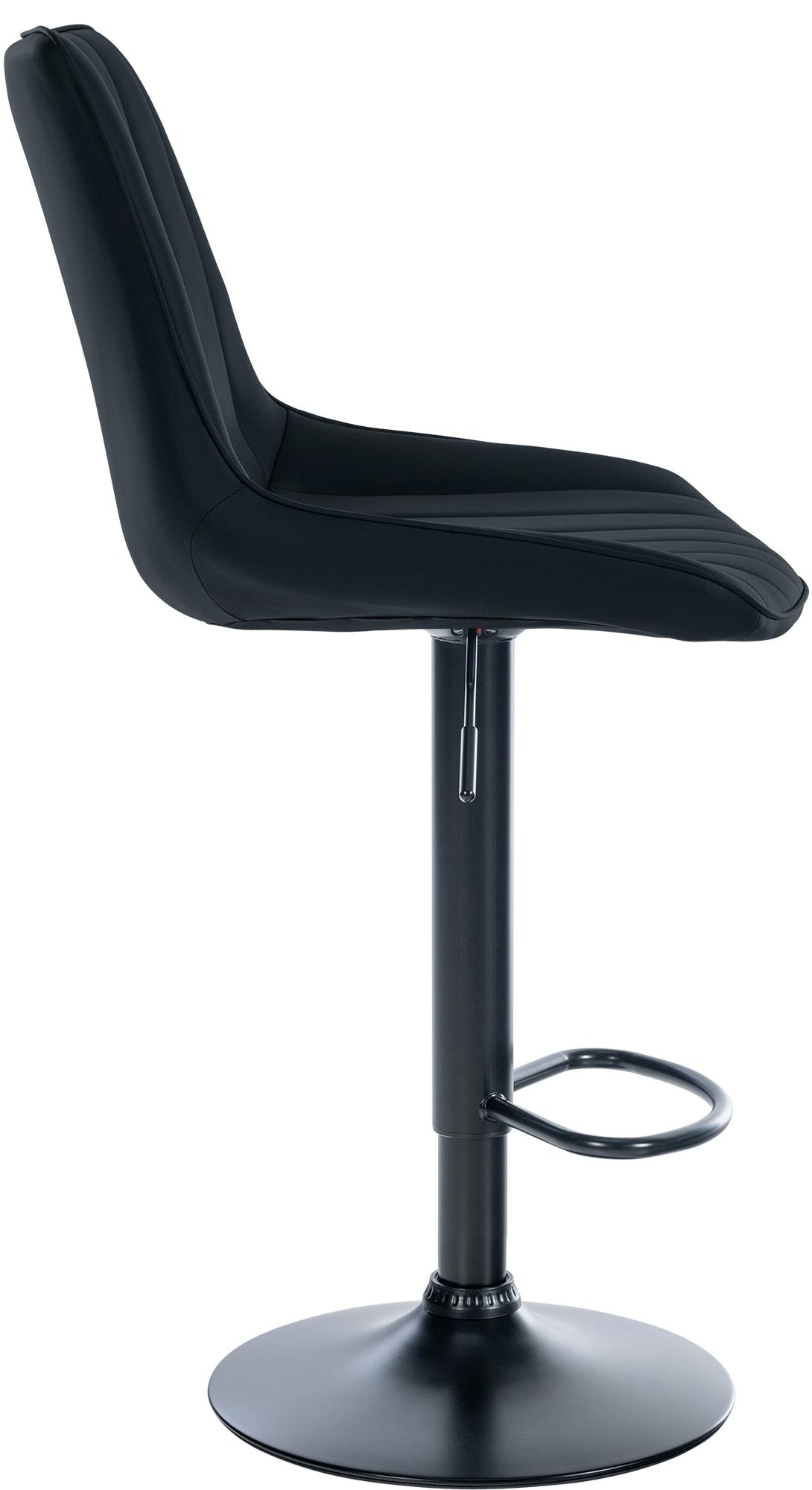 Lot de 2 tabourets de bar Toni en similicuir
