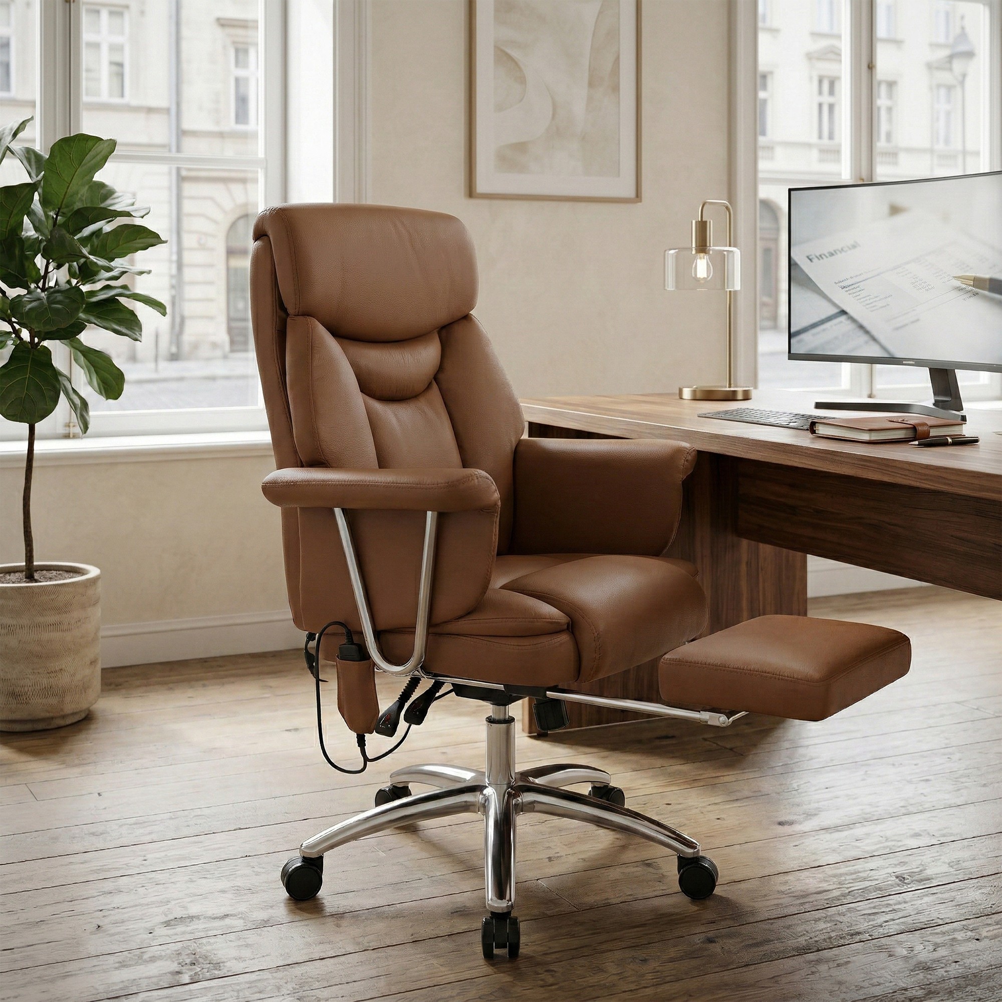 Chaise de bureau Dahra avec fonction massage