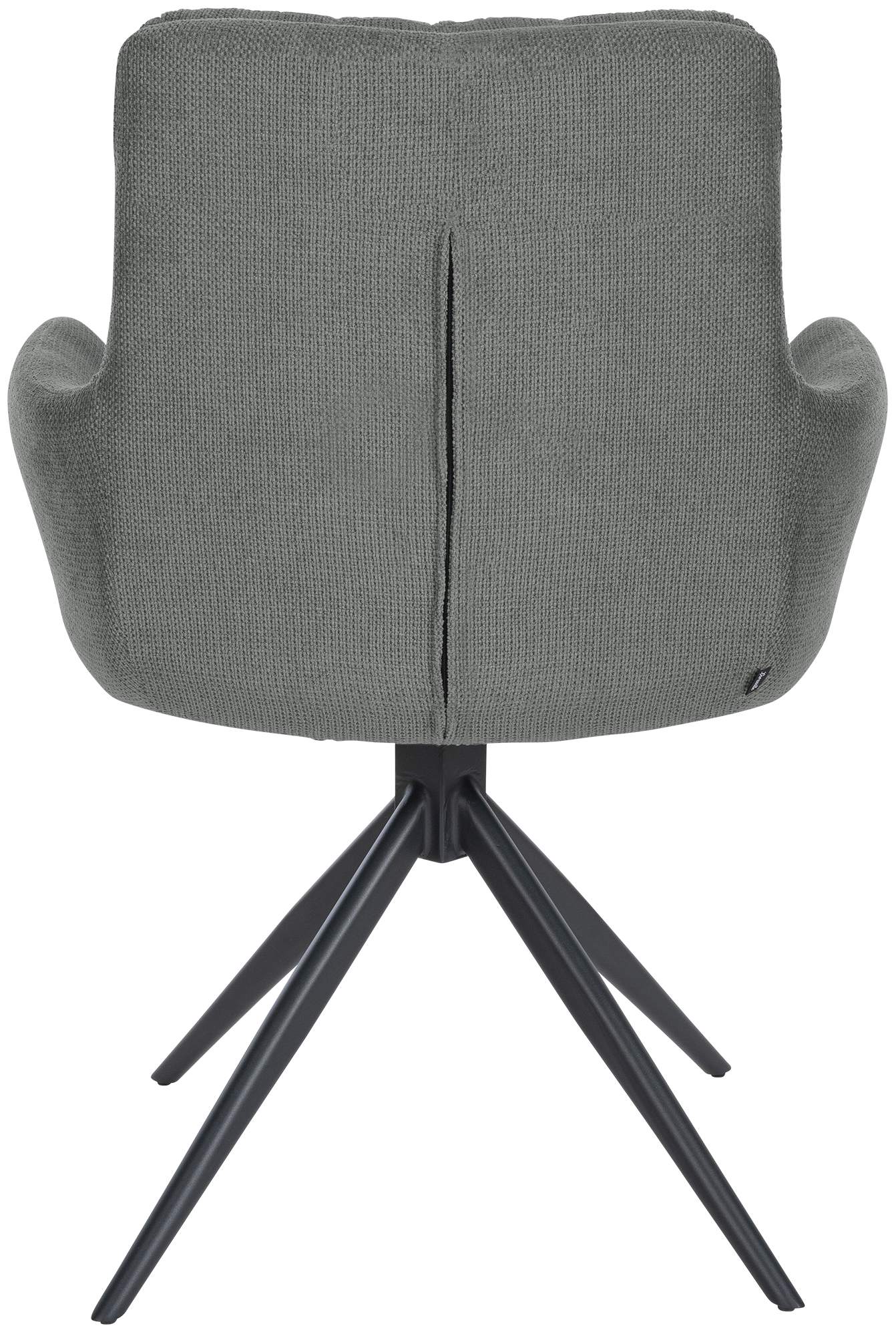 Lot de 2 chaises de salle à manger Vilas tissu