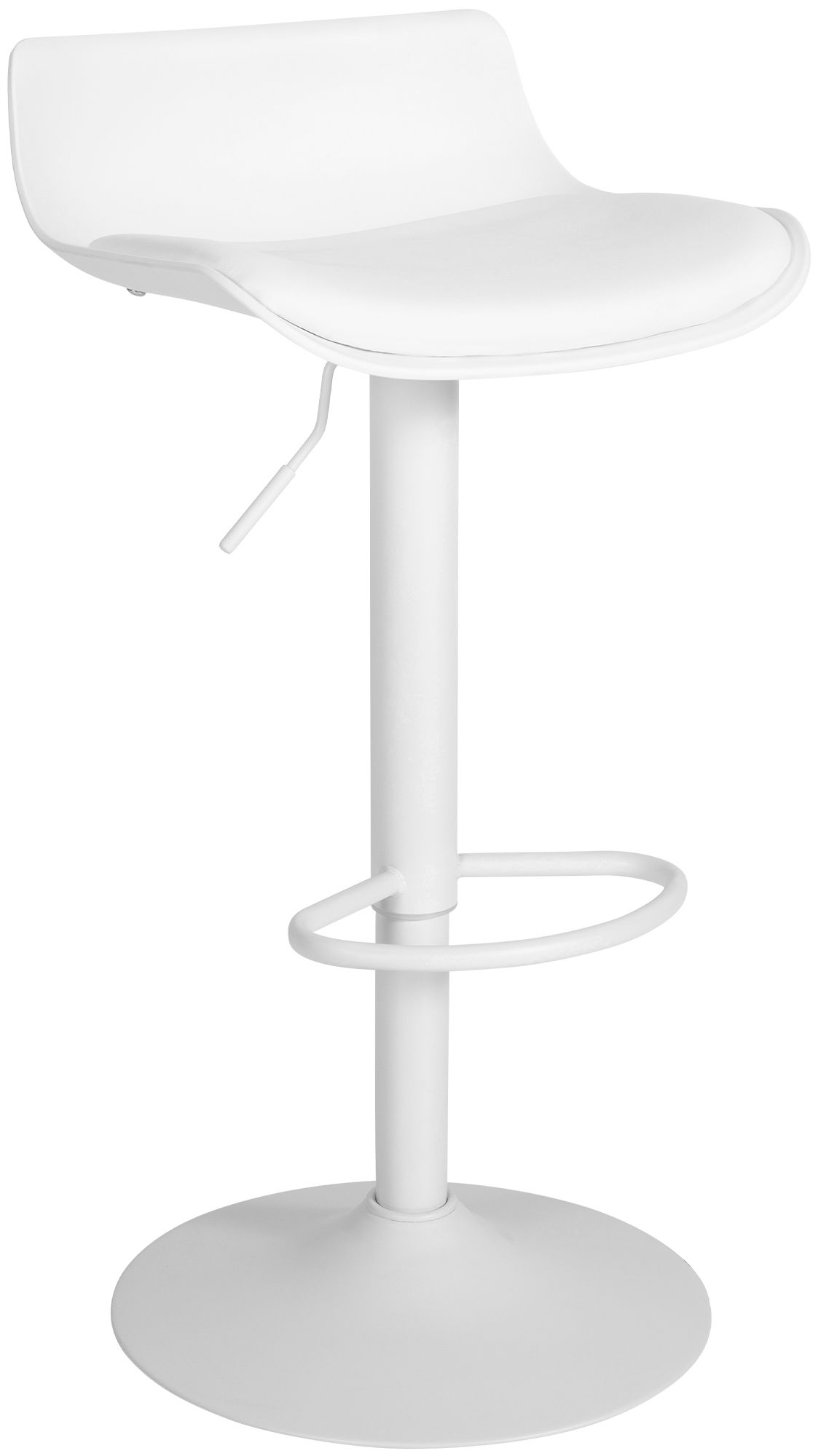 Ensemble table haute Navo avec 2 tabourets de bar en similicuir
