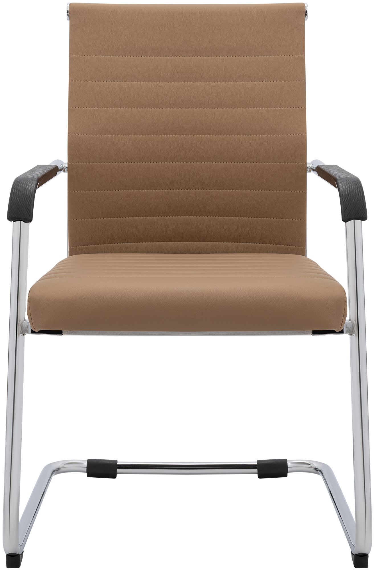 Chaise cantilever Hakon aspect cuir