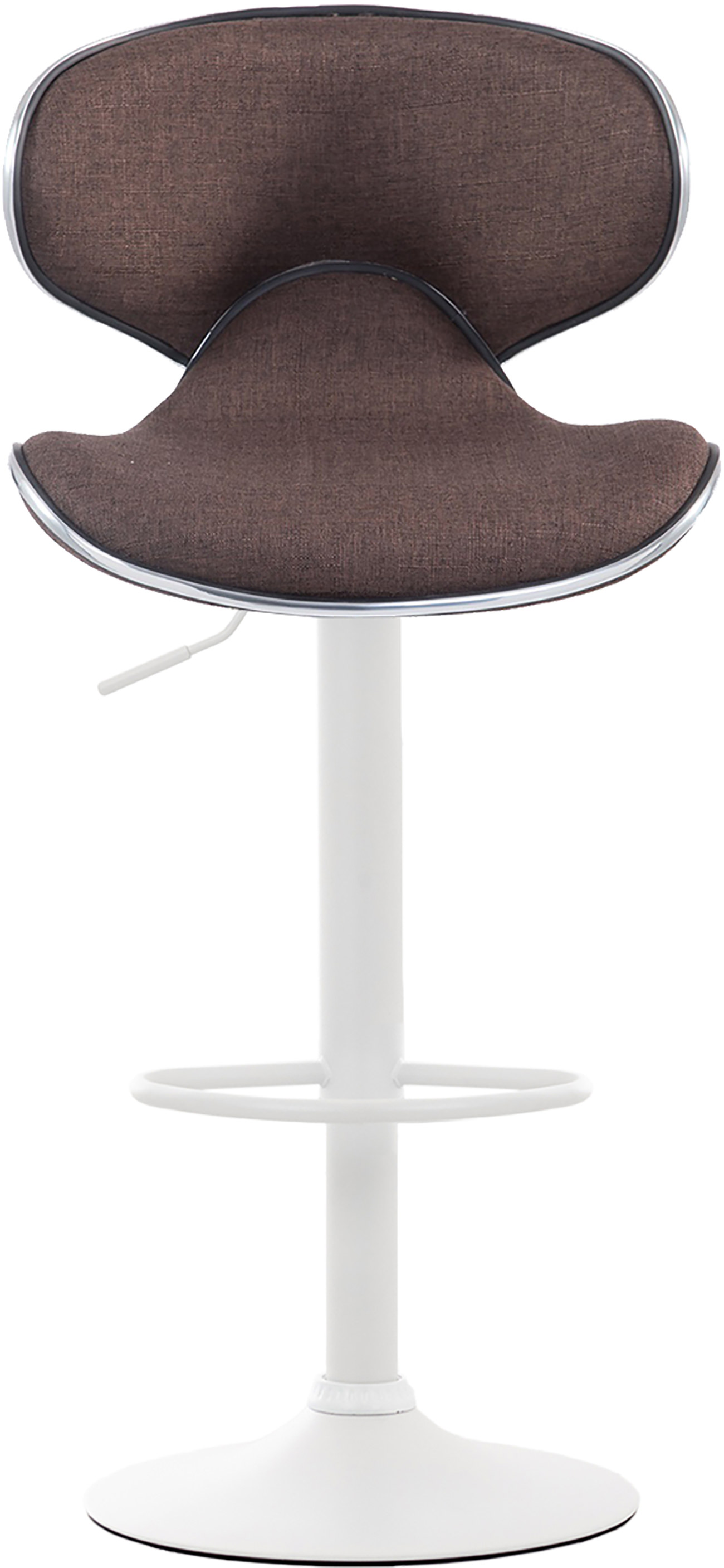 Tabouret de bar Las Vegas V2 en tissu avec pied en métal