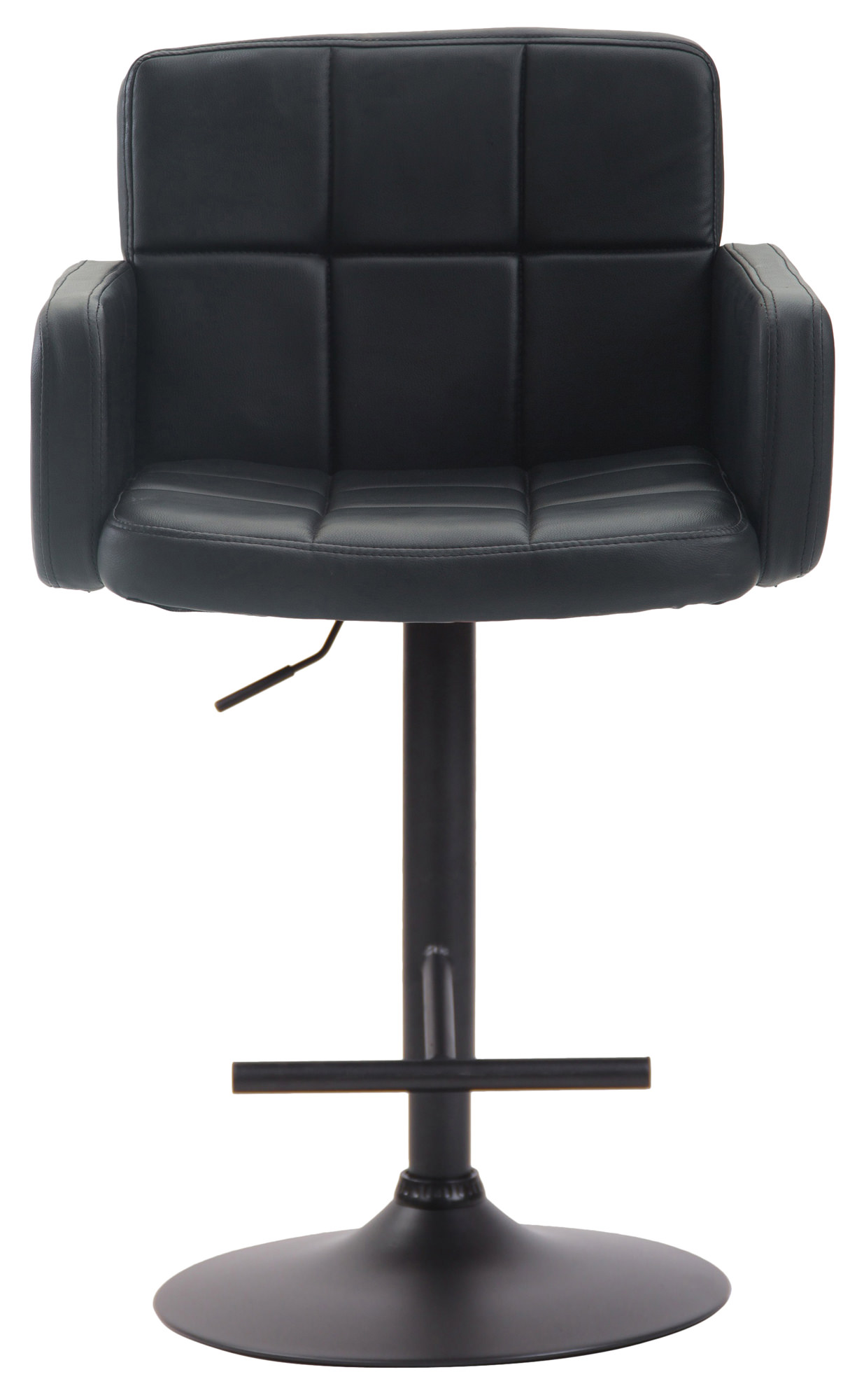 Tabouret de bar Los Angeles similicuir avec pied en métal