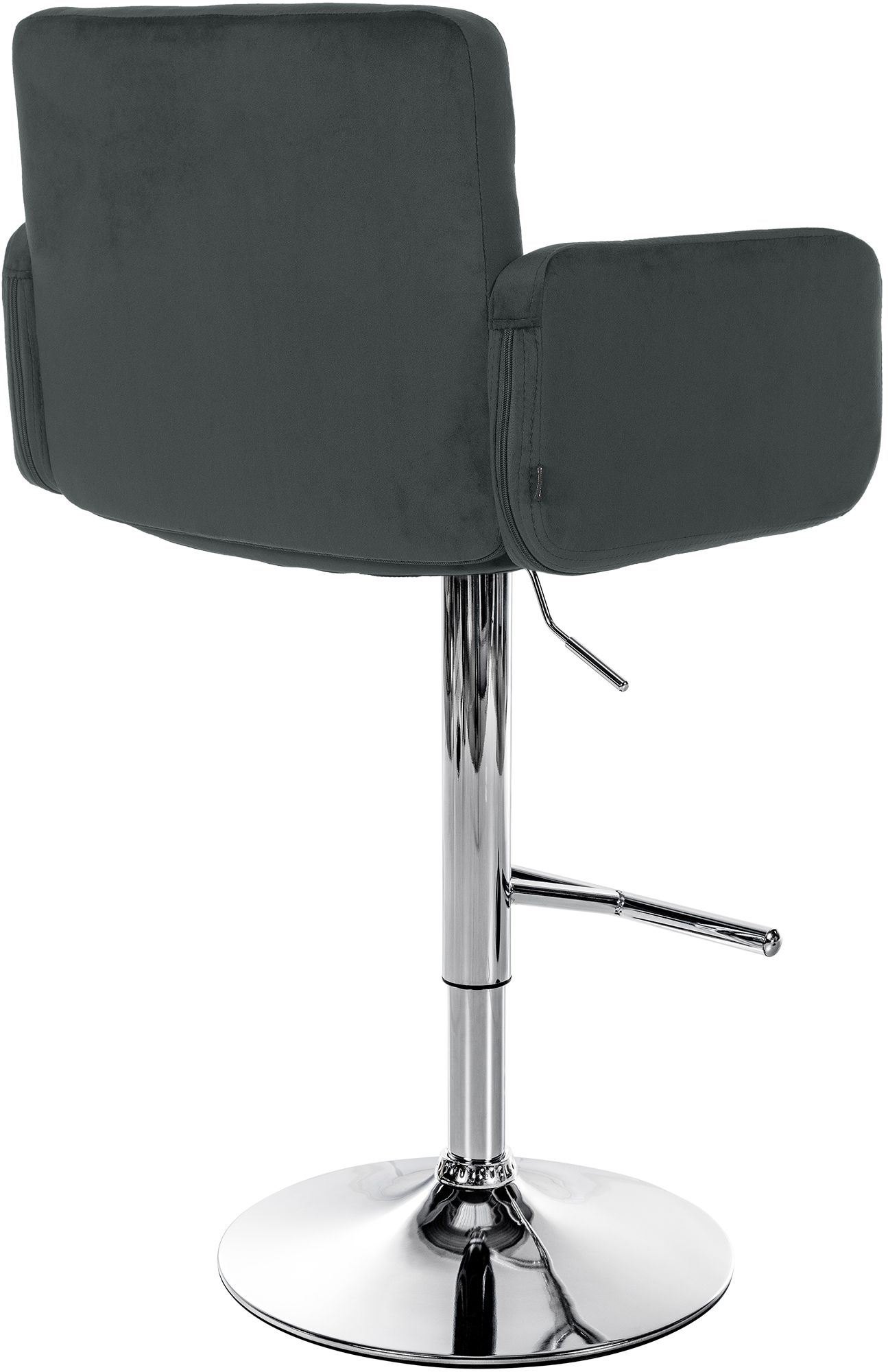 Lot de 2 tabourets de bar Los Angeles velours
