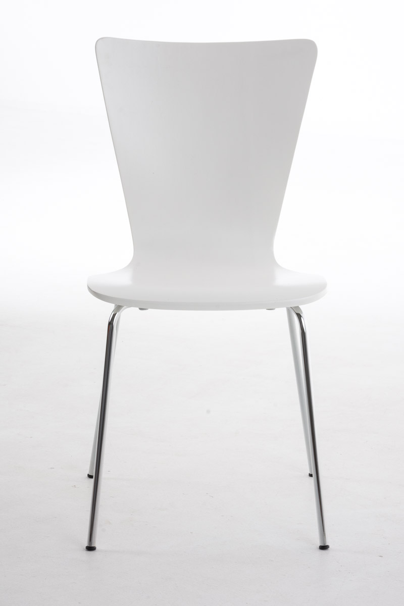 Lot de 2 chaises visiteur Aaron Blanc