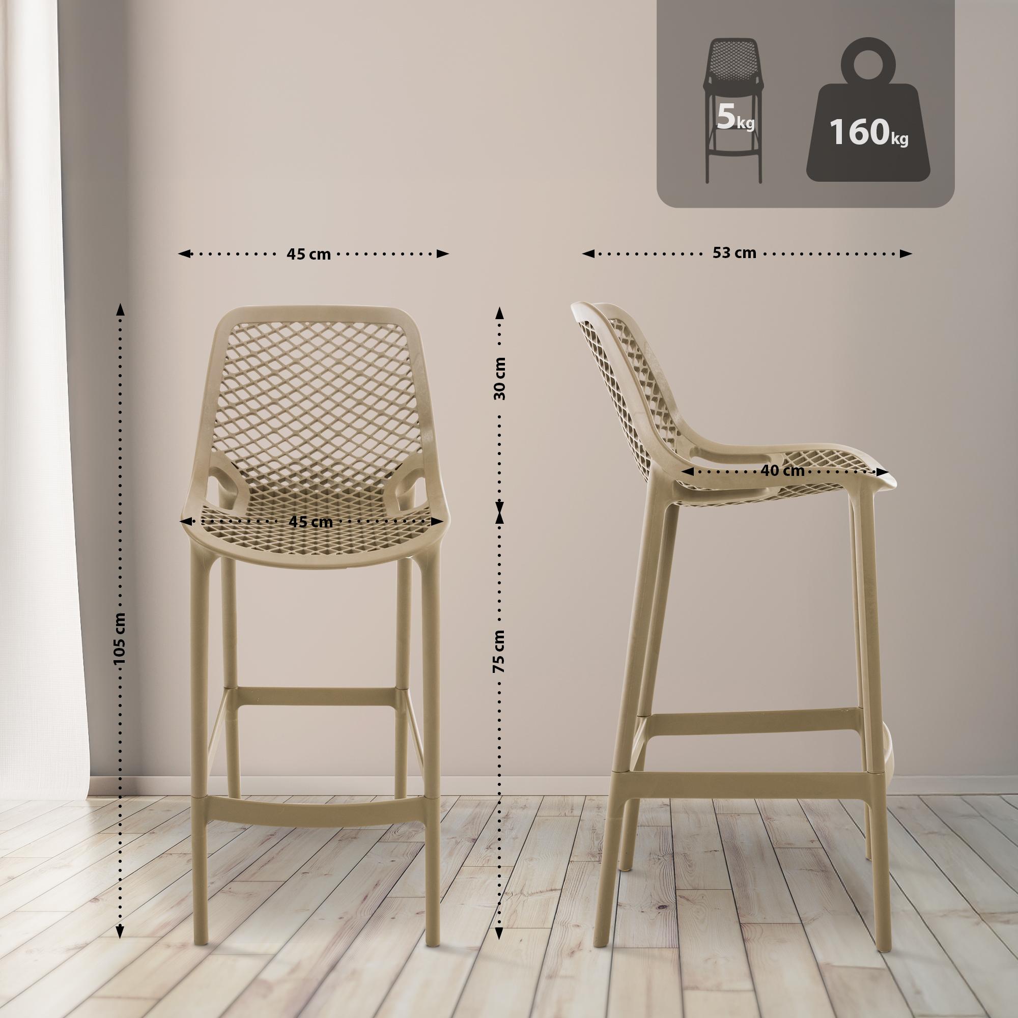 Tabouret de Bar Extérieur Air