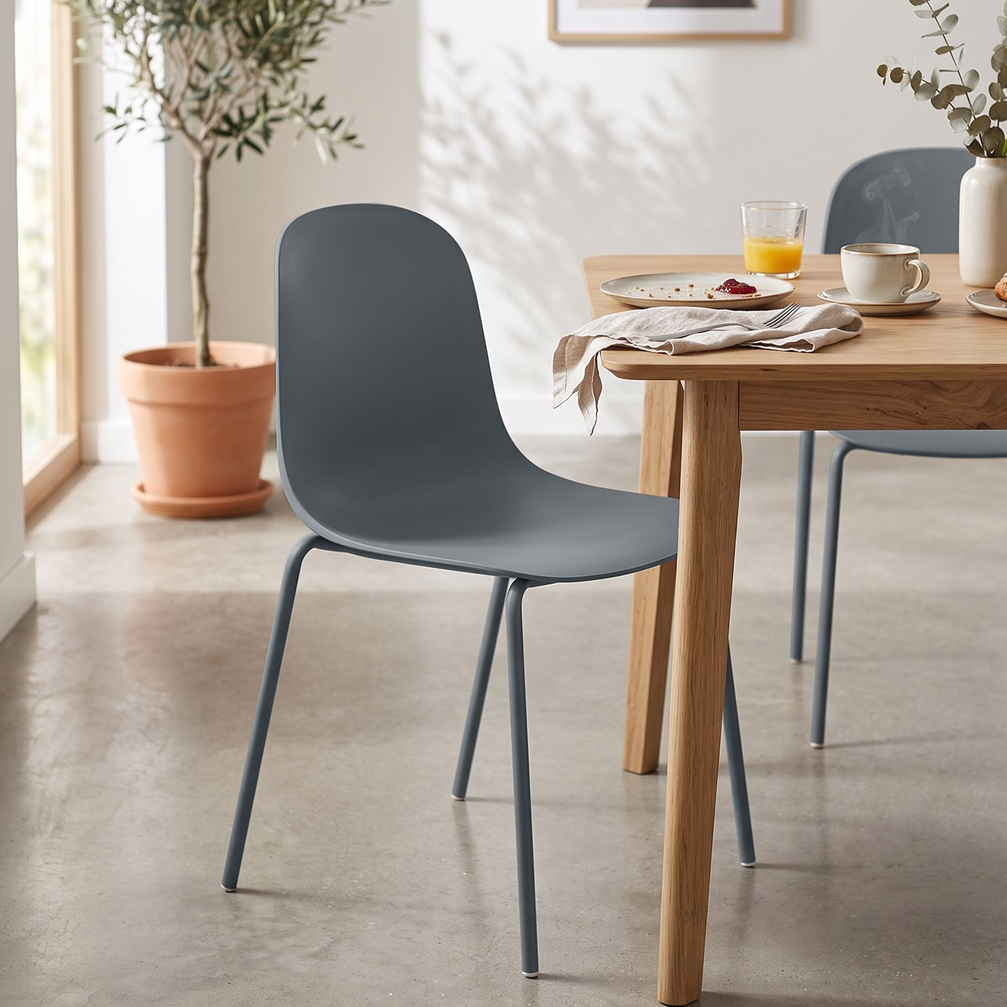 Lot de 2 chaises de jardin Hardin