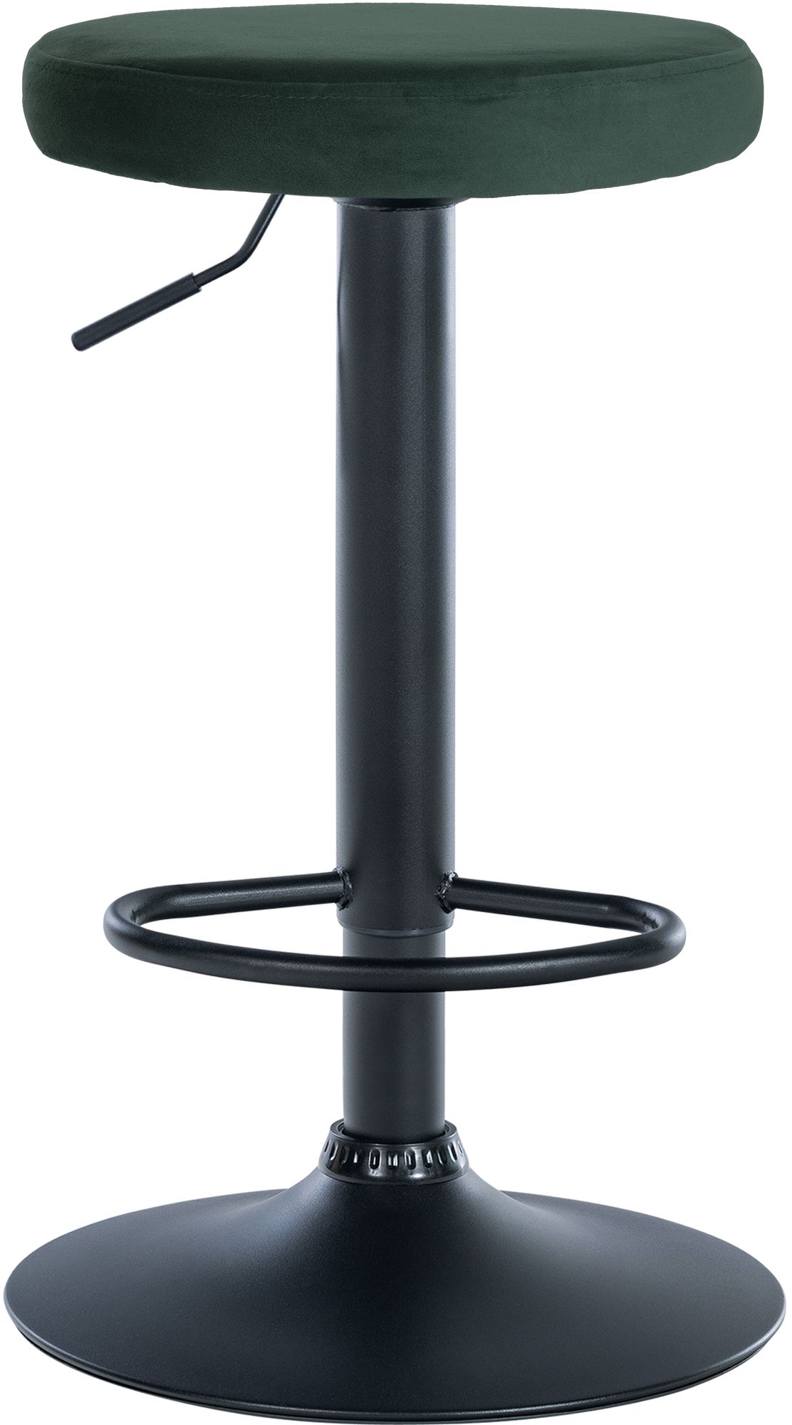 Lot de 2 tabourets de bar Ponte velours